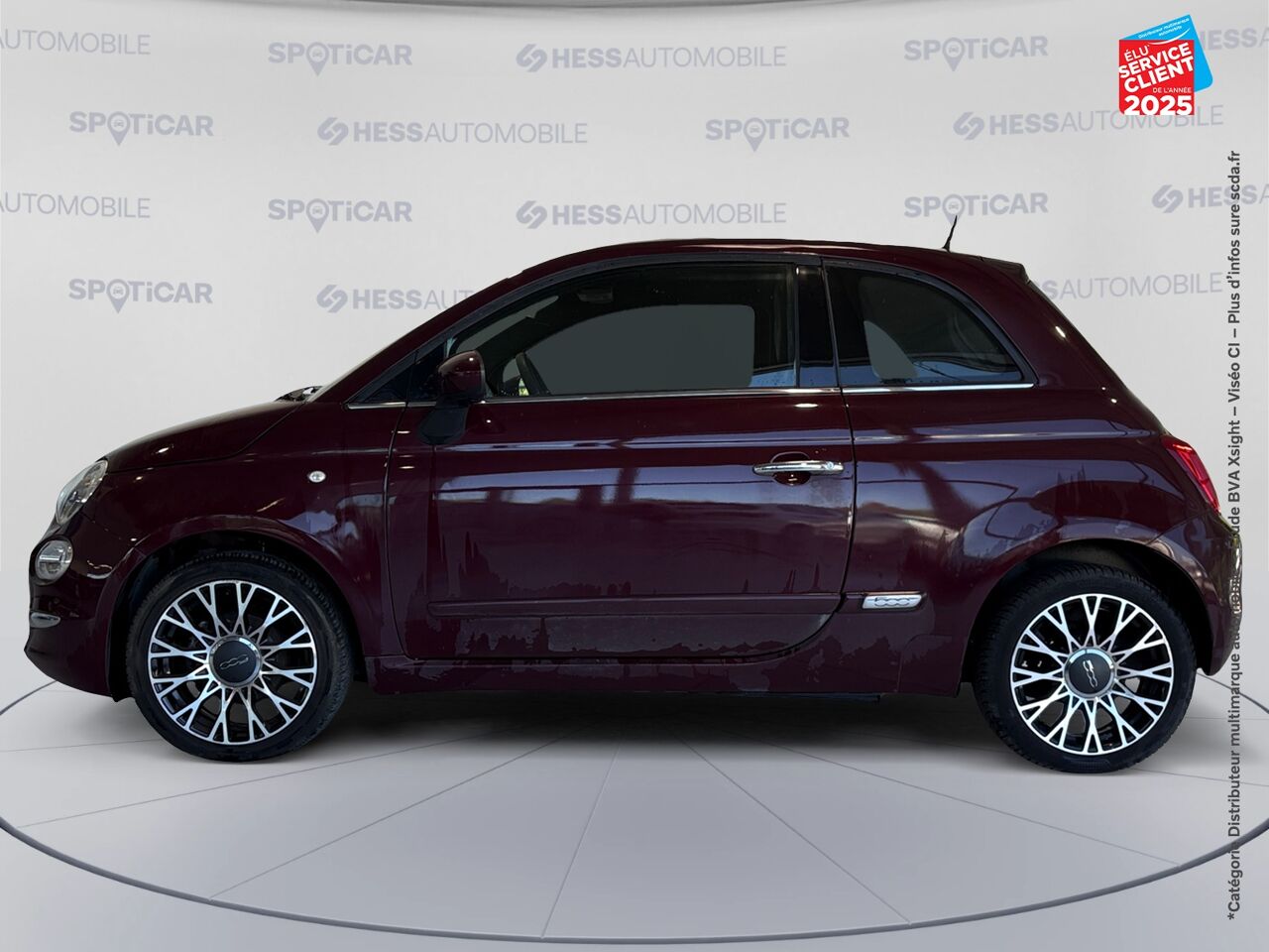 Véhicule d'occasion FIAT 500 1.2 8V 69CH SS DOLCEVITA DUALOGIC chez Hyundai Besançon