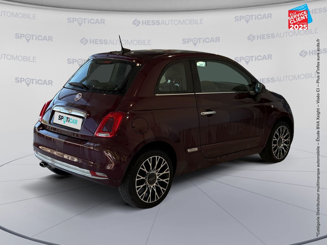 Véhicule d'occasion FIAT 500 1.2 8V 69CH SS DOLCEVITA DUALOGIC chez Hyundai Besançon