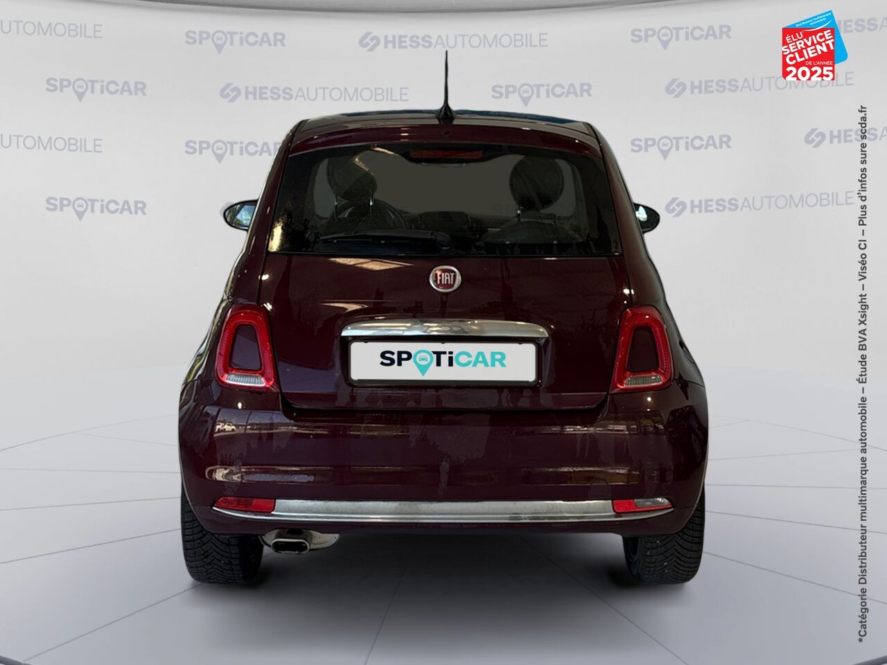 Véhicule d'occasion FIAT 500 1.2 8V 69CH SS DOLCEVITA DUALOGIC chez Hyundai Besançon