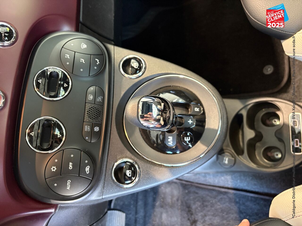 Véhicule d'occasion FIAT 500 1.2 8V 69CH SS DOLCEVITA DUALOGIC chez Hyundai Besançon