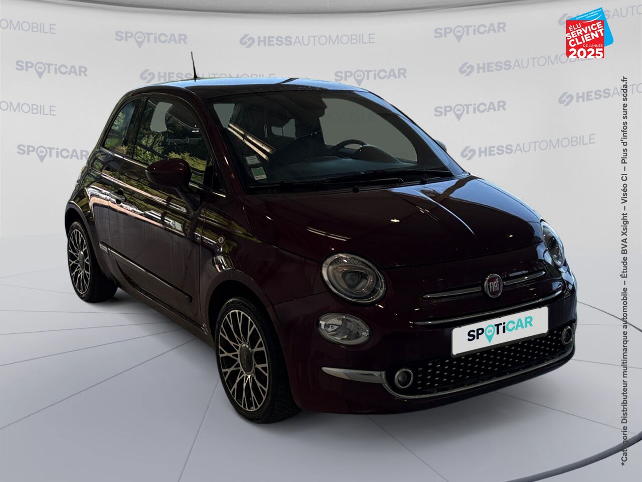 Véhicule d'occasion FIAT 500 1.2 8V 69CH SS DOLCEVITA DUALOGIC chez Hyundai Besançon