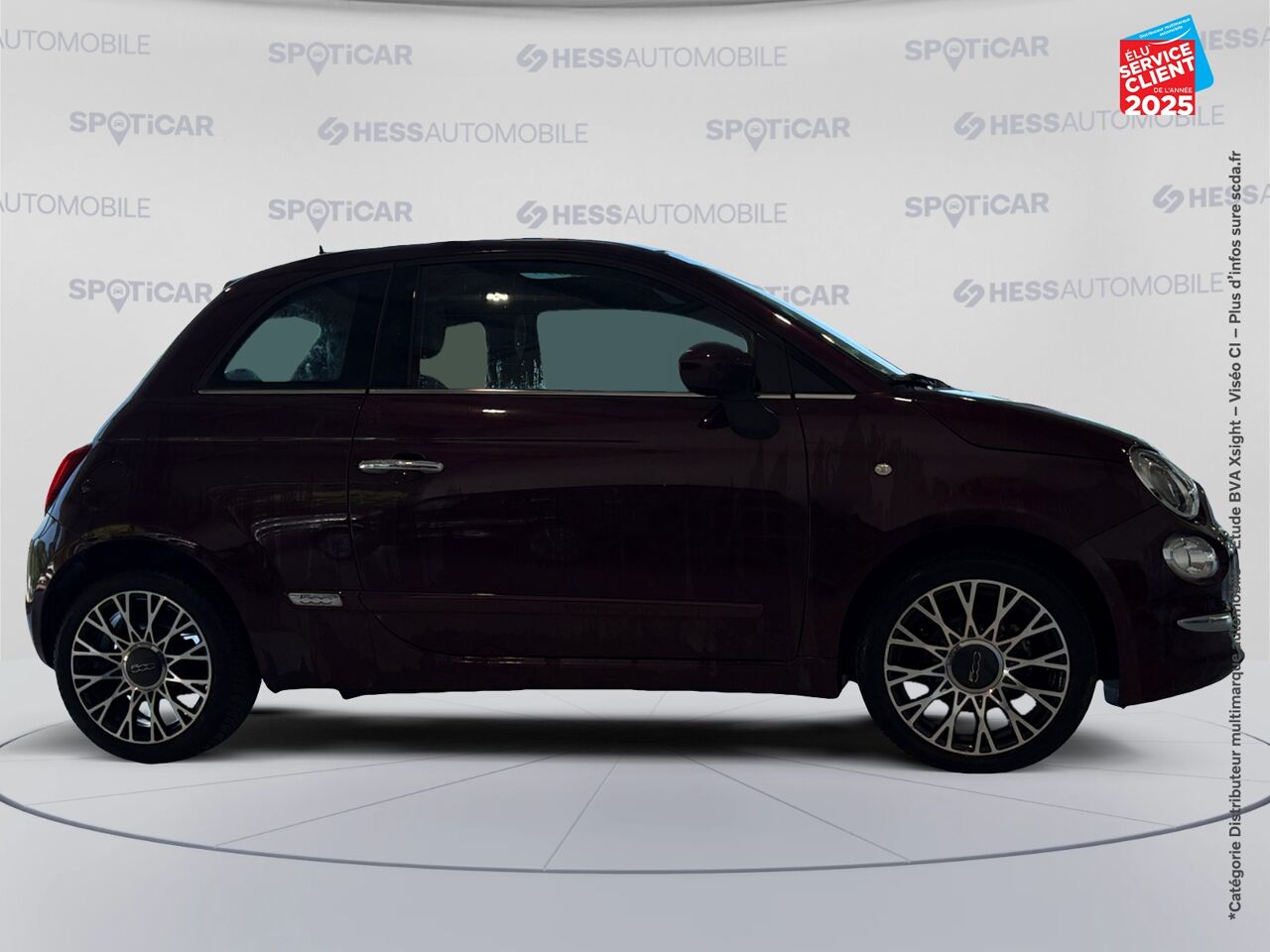 Véhicule d'occasion FIAT 500 1.2 8V 69CH SS DOLCEVITA DUALOGIC chez Hyundai Besançon