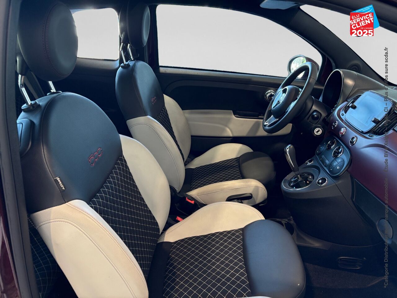 Véhicule d'occasion FIAT 500 1.2 8V 69CH SS DOLCEVITA DUALOGIC chez Hyundai Besançon
