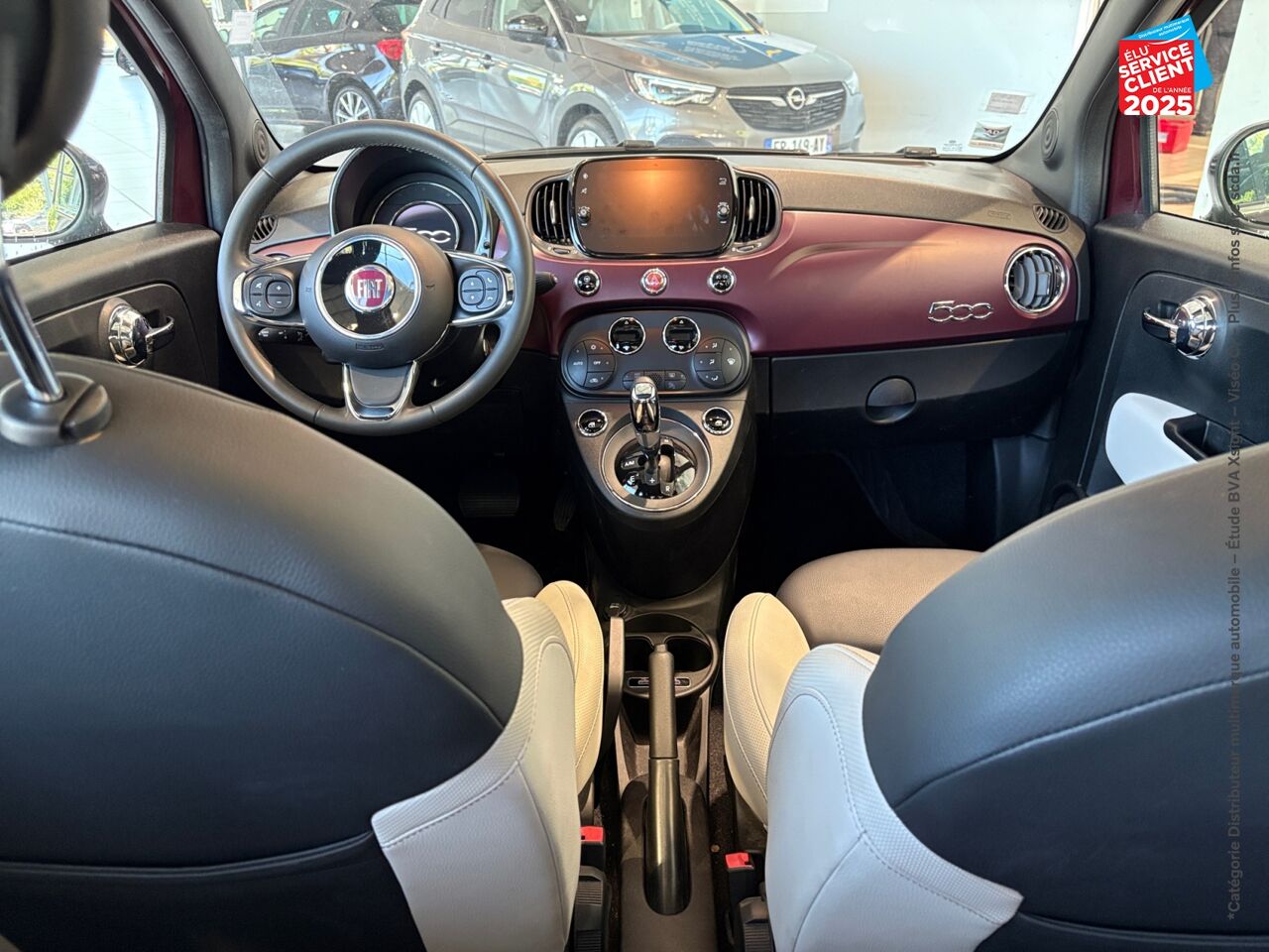 Véhicule d'occasion FIAT 500 1.2 8V 69CH SS DOLCEVITA DUALOGIC chez Hyundai Besançon