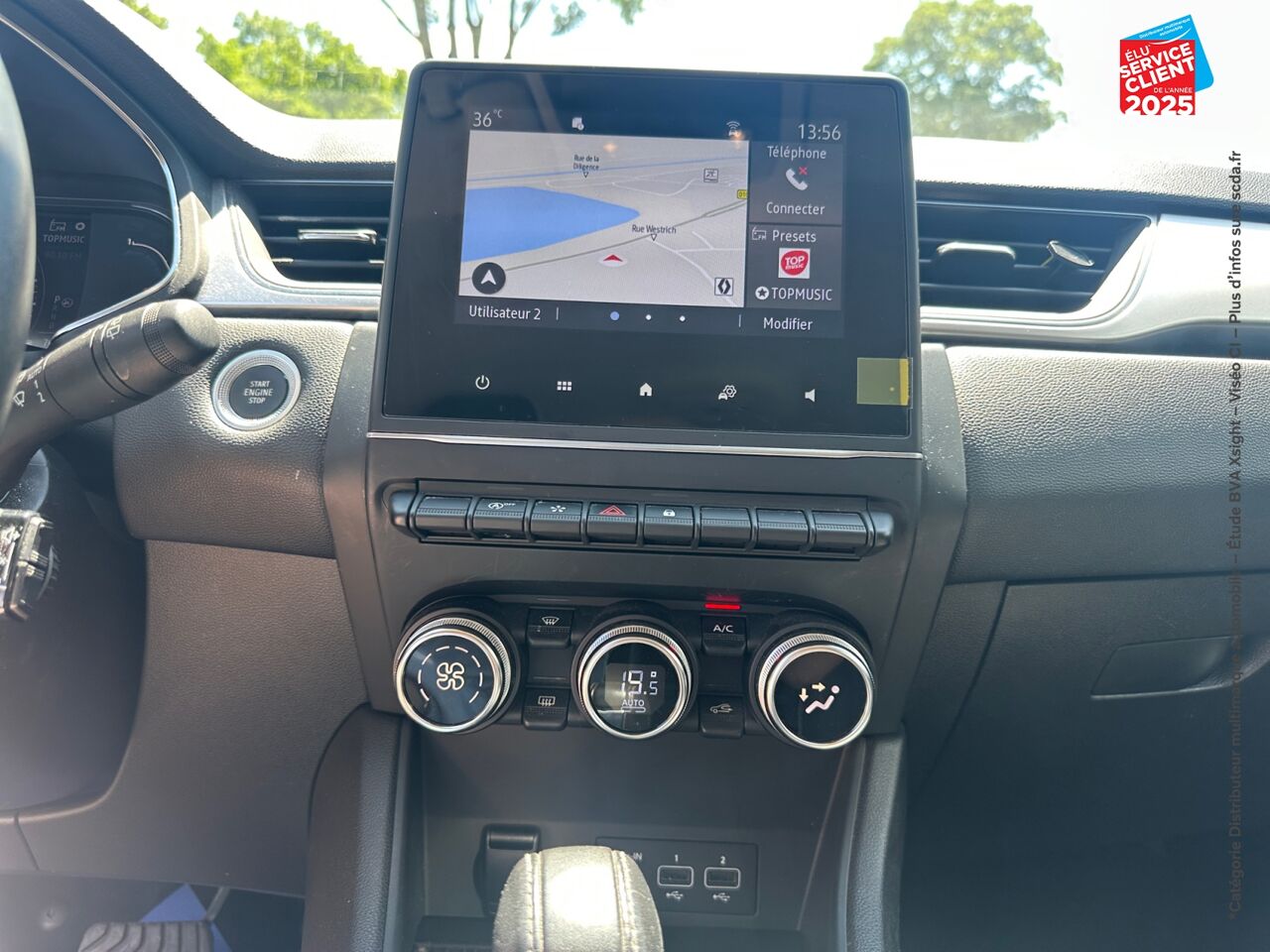 Véhicule d'occasion RENAULT CAPTUR 1.3 TCE 140CH FAP INTENS EDC -21 CAMERA GPS chez Renault Sélestat