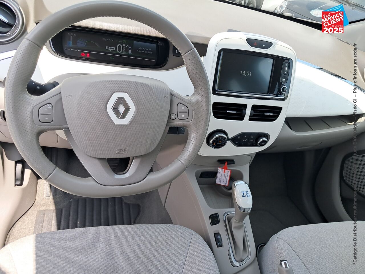Véhicule d'occasion RENAULT ZOE ZEN CHARGE NORMALE R90 chez Dacia Saverne