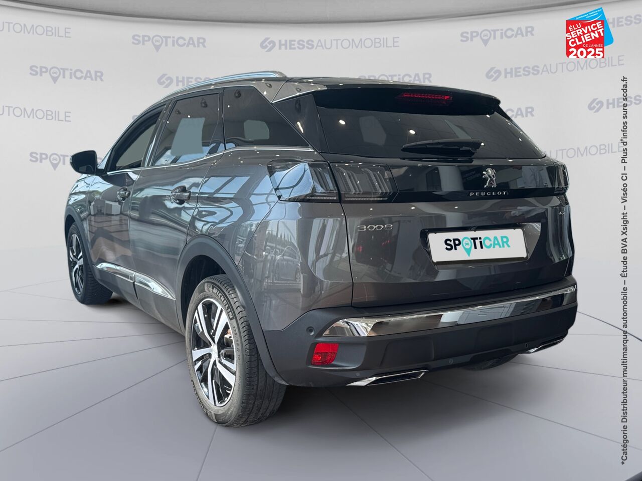 Véhicule d'occasion PEUGEOT 3008 1.2 PURETECH 130CH S/S GT EAT8 GPS CARPLAY chez Nissan Strasbourg