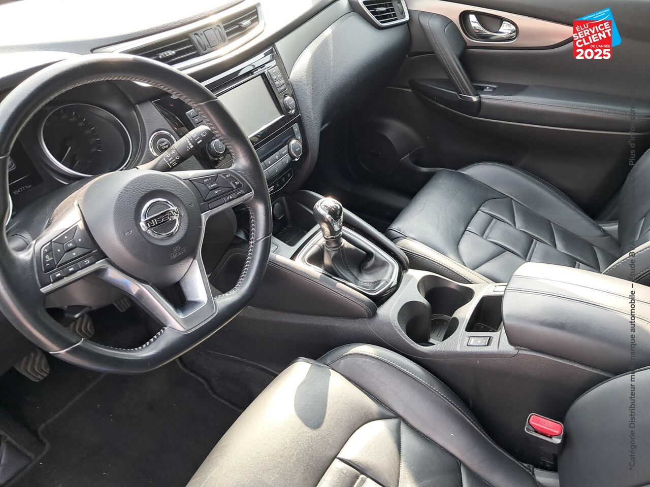 Véhicule d'occasion NISSAN QASHQAI 1.5 DCI 115CH TEKNA+ 2019 EURO6-EVAP TPANO SIEGES CUIR GPS CAMERA BOSE chez Nissan Qashqai occasion
