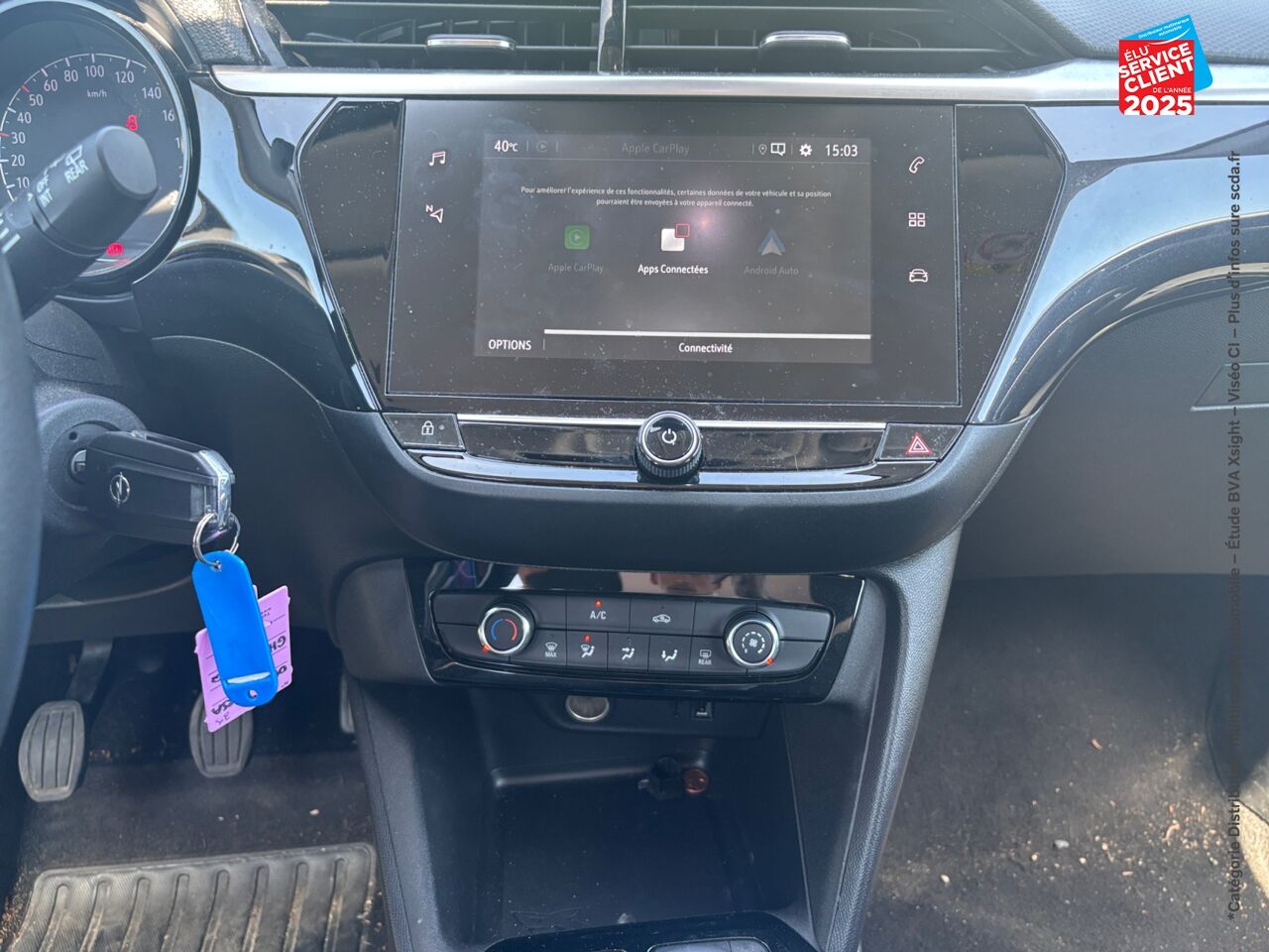 Véhicule d'occasion OPEL CORSA 1.2 75CH ELEGANCE BUSINESS GPS CARPLAY chez Renault Montbéliard
