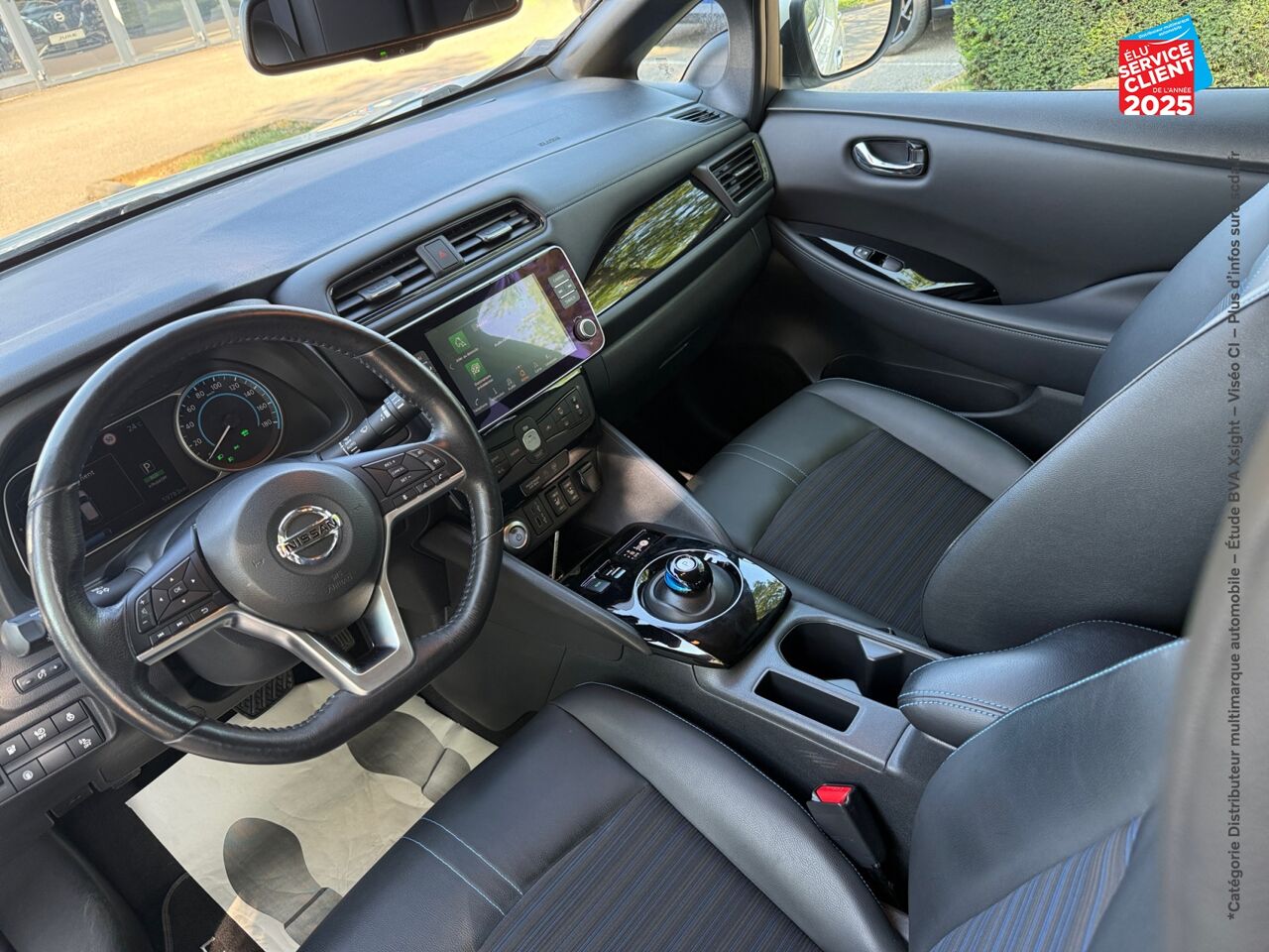 Véhicule d'occasion NISSAN LEAF 150CH 40KWH N-CONNECTA 21 chez Hyundai Chalons