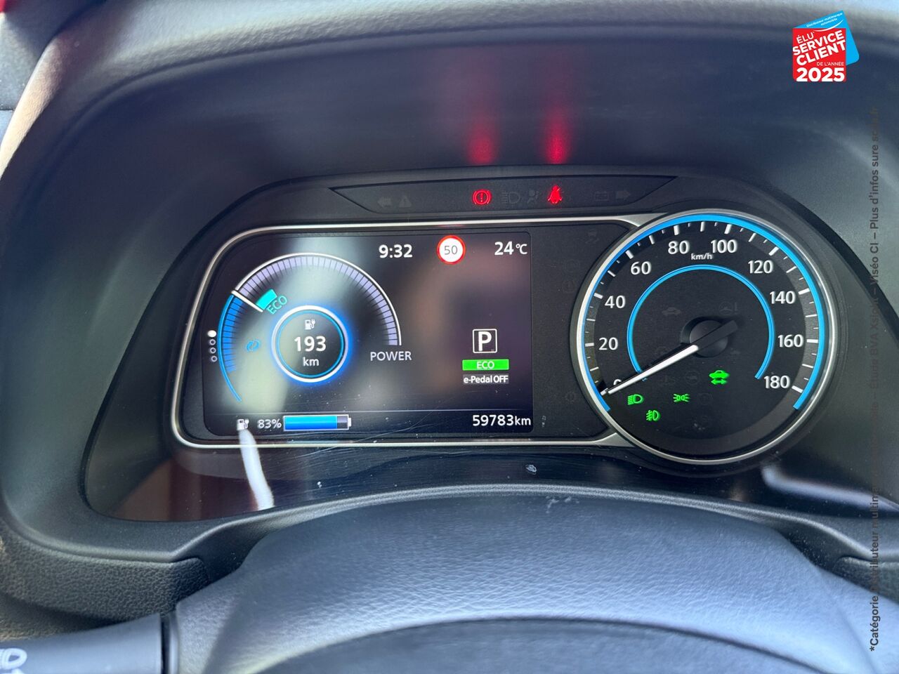 Véhicule d'occasion NISSAN LEAF 150CH 40KWH N-CONNECTA 21 chez Hyundai Chalons