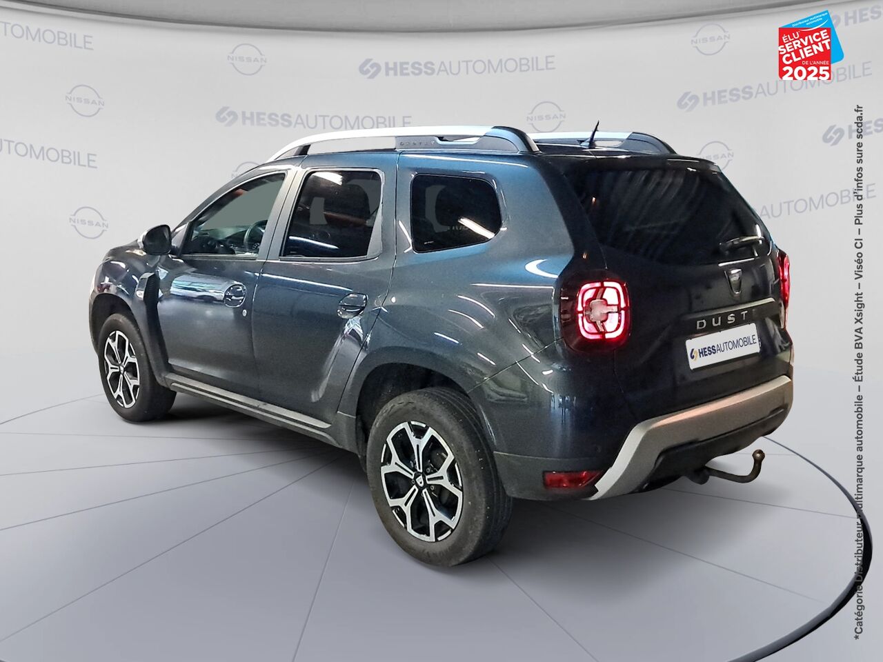 Véhicule d'occasion DACIA DUSTER 1.5 BLUE DCI 115CH PRESTIGE 4X2 - 20 GPS CAMERA ATTELAGE chez Renault Colmar