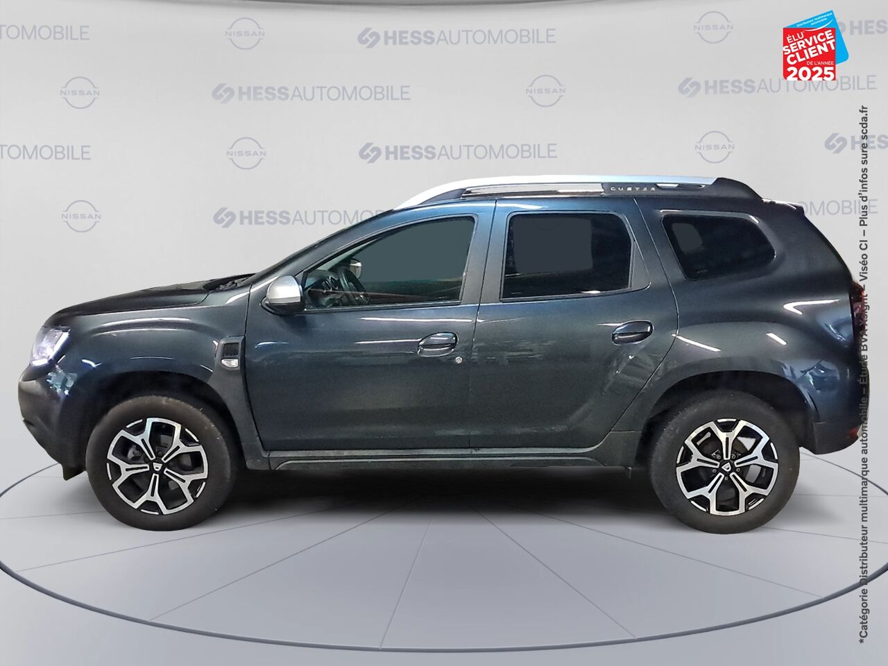 Véhicule d'occasion DACIA DUSTER 1.5 BLUE DCI 115CH PRESTIGE 4X2 - 20 GPS CAMERA ATTELAGE chez Renault Colmar