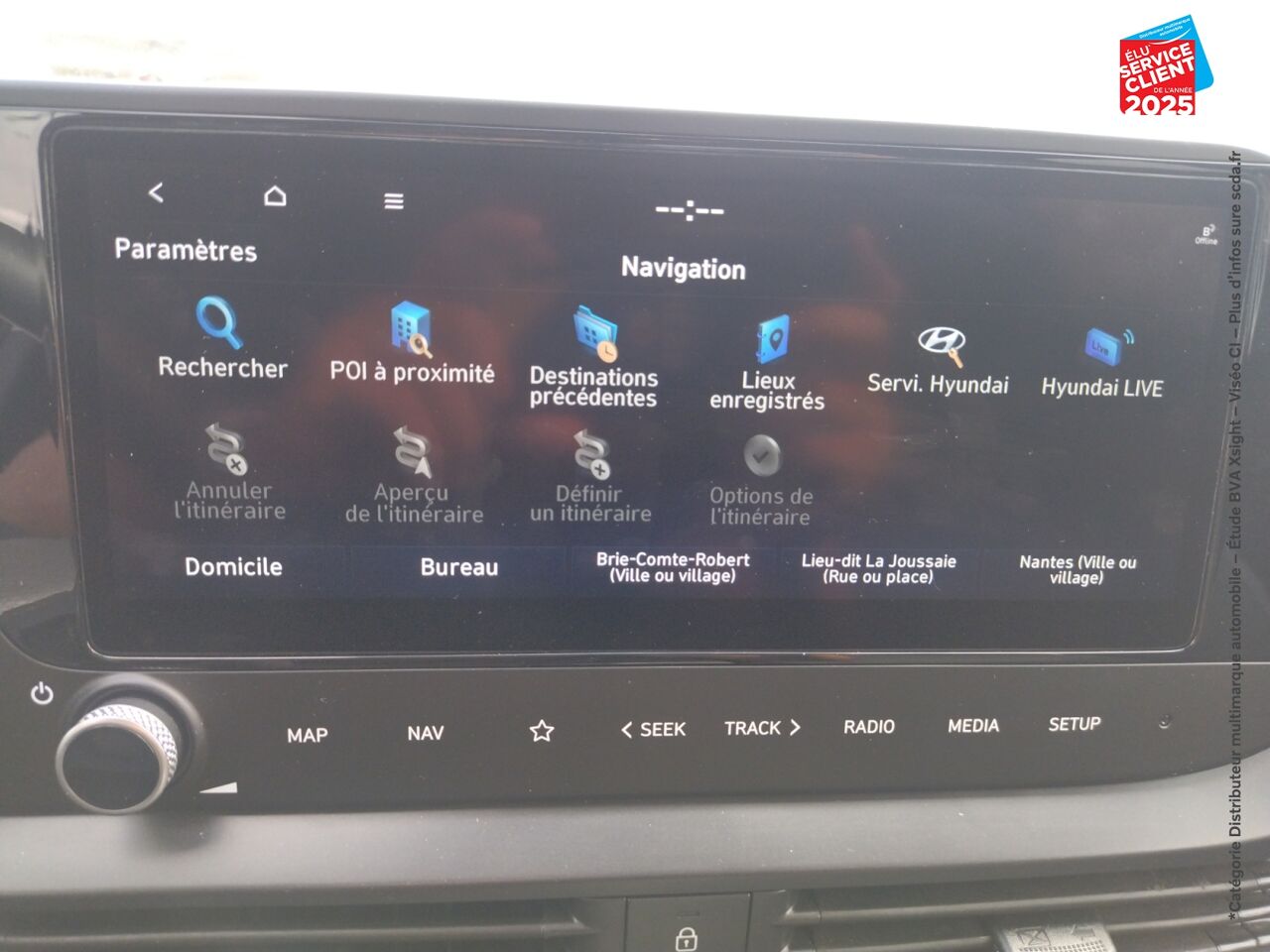 Véhicule d'occasion HYUNDAI BAYON 1.0 T-GDI 100CH HYBRID 48V CREATIVE DCT-7 CAMERA CARPLAY chez Nissan Strasbourg