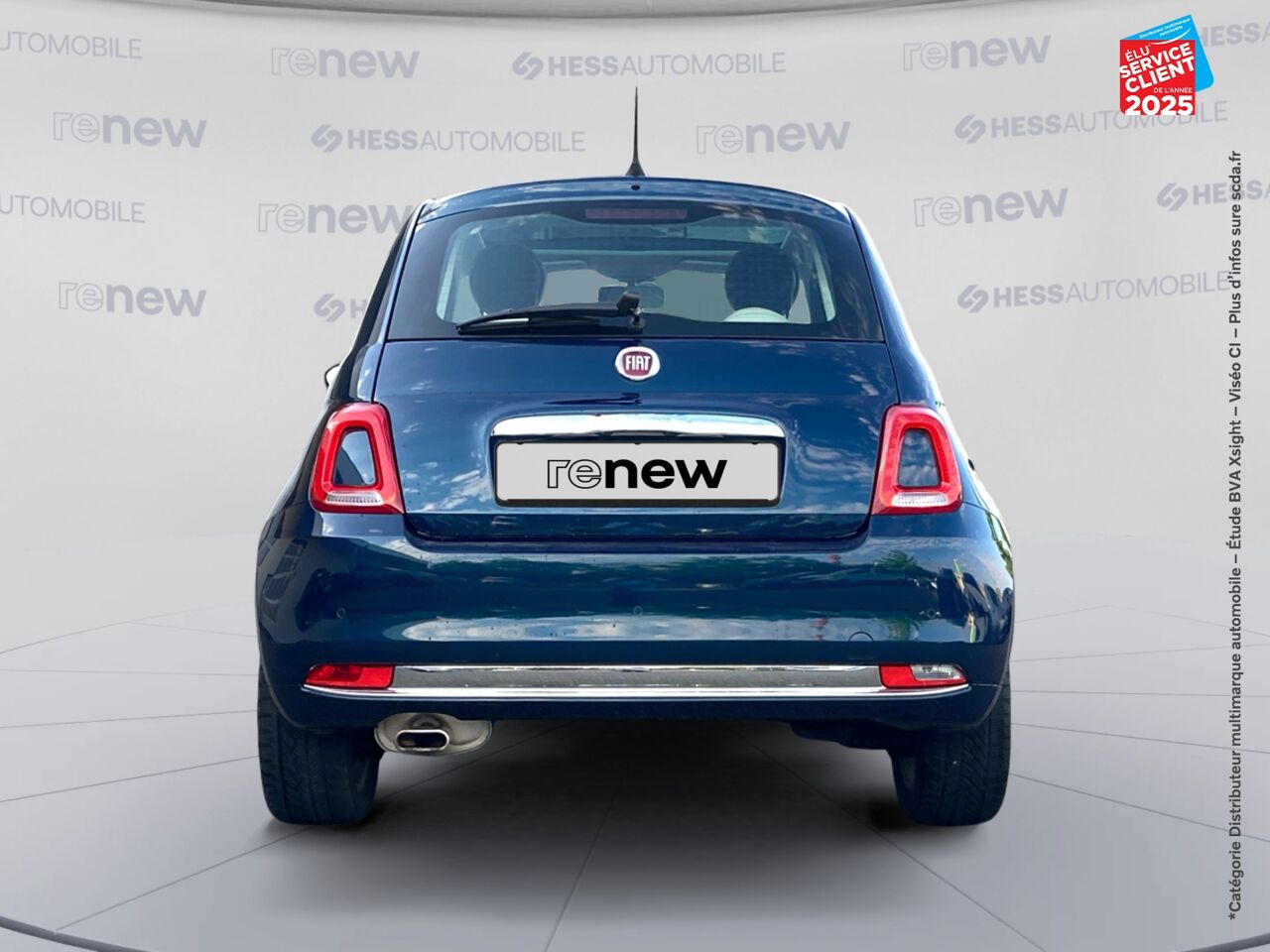Véhicule d'occasion FIAT 500 1.2 8V 69CH ECO PACK LOUNGE TPANO chez HESS Automobile