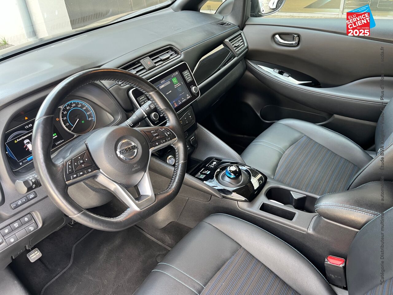 Véhicule d'occasion NISSAN LEAF 150CH 40KWH N-CONNECTA 21 SIEGES CHAUF GPS chez Nissan Strasbourg