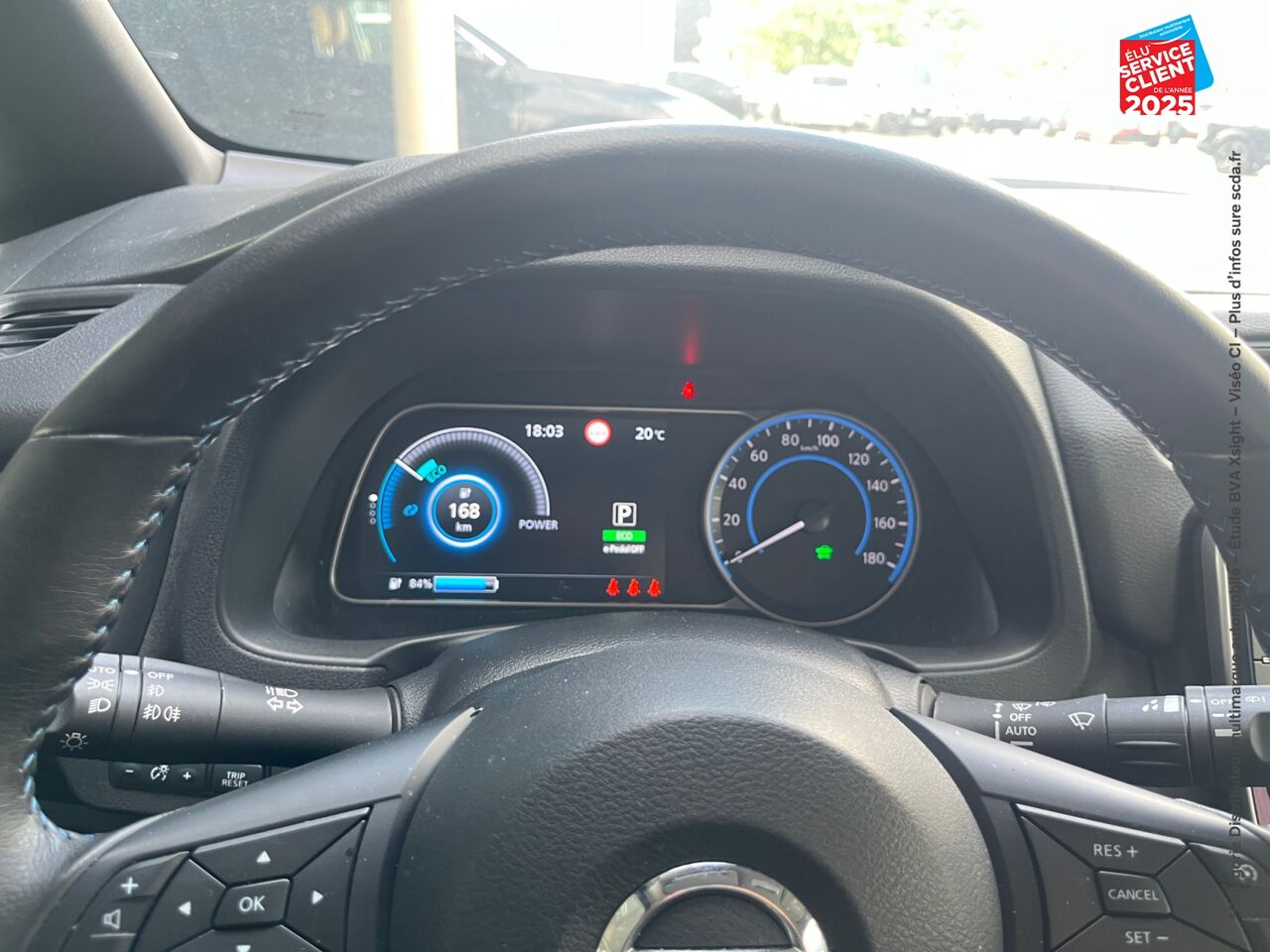 Véhicule d'occasion NISSAN LEAF 150CH 40KWH ACENTA 21 chez HESS Automobile