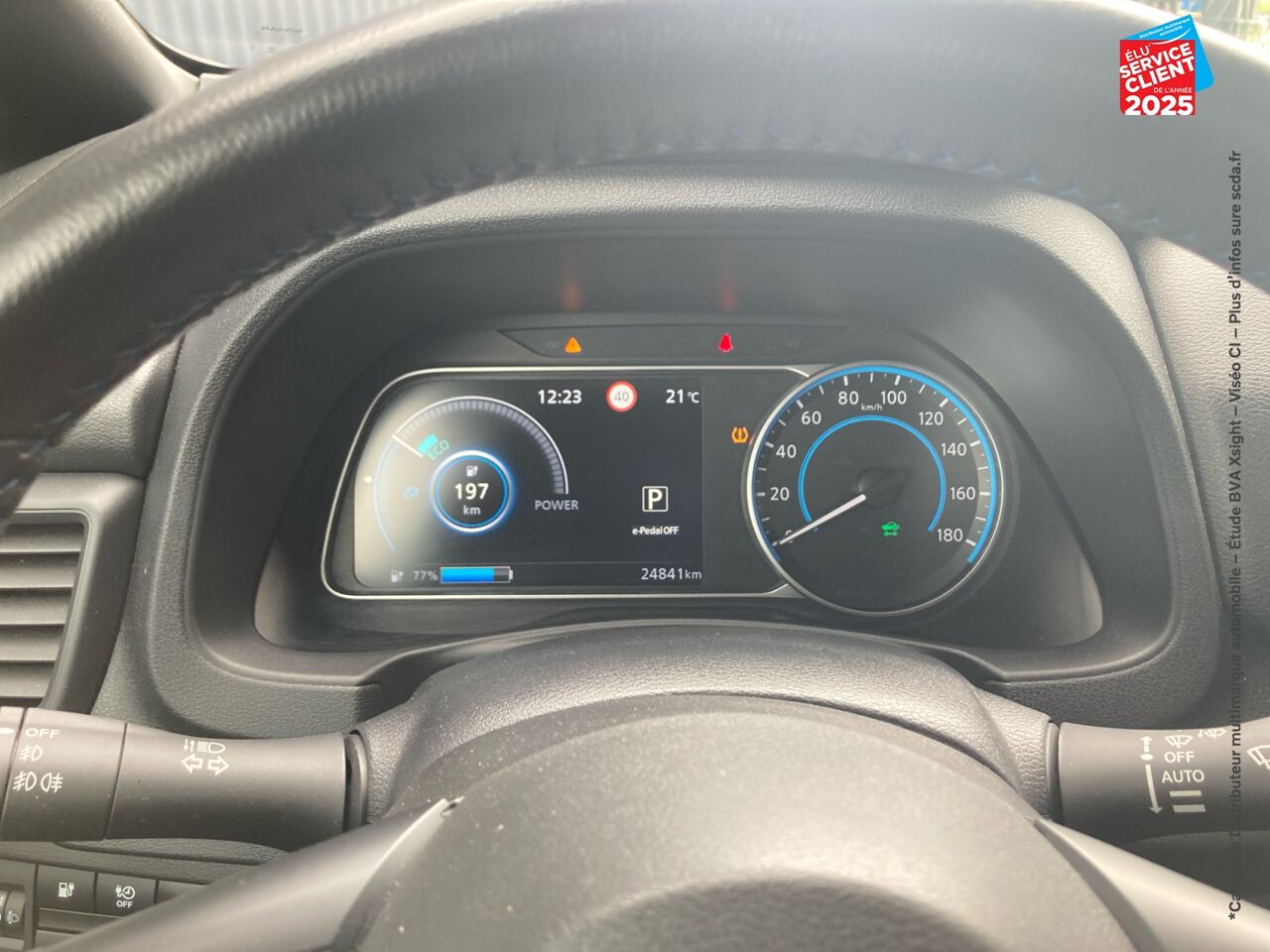 Véhicule d'occasion NISSAN LEAF 150CH 40KWH ACENTA 21.5 chez Nissan Strasbourg