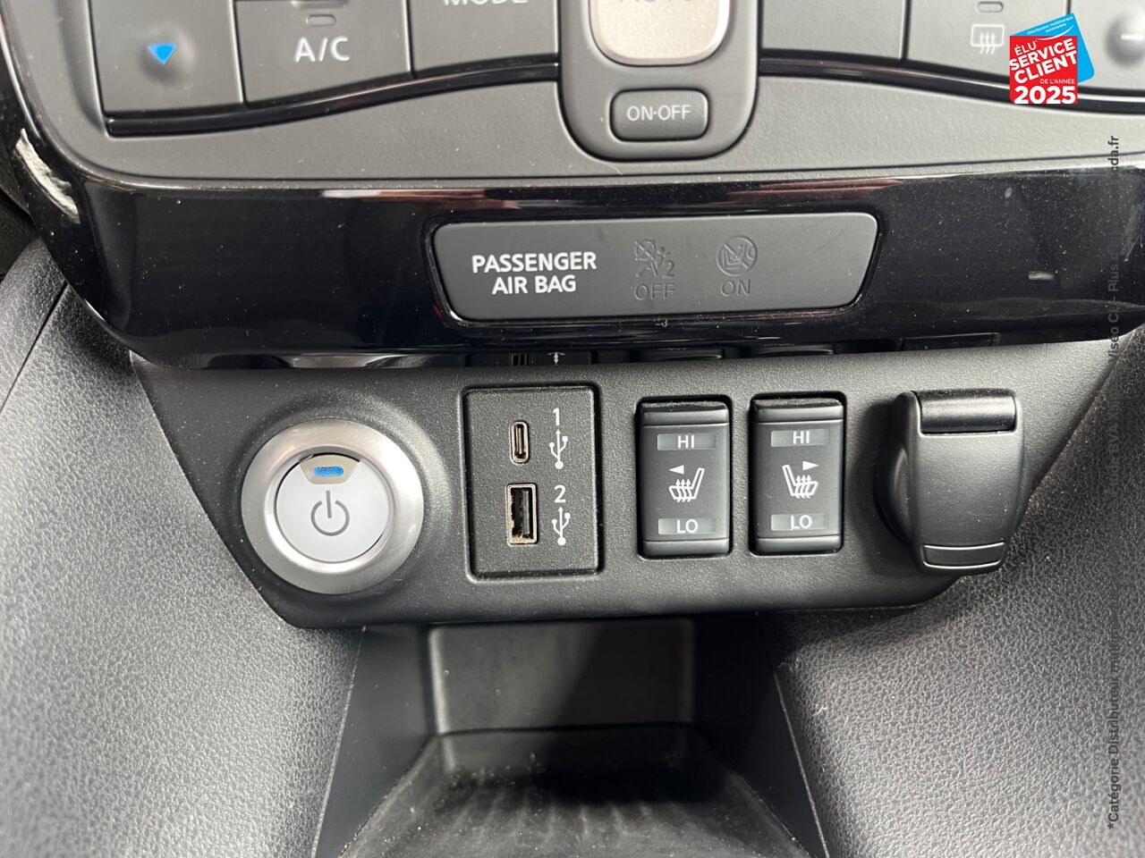 Véhicule d'occasion NISSAN LEAF 150CH 40KWH N-CONNECTA 21 SIEGES CHAUF GPS chez Nissan Strasbourg