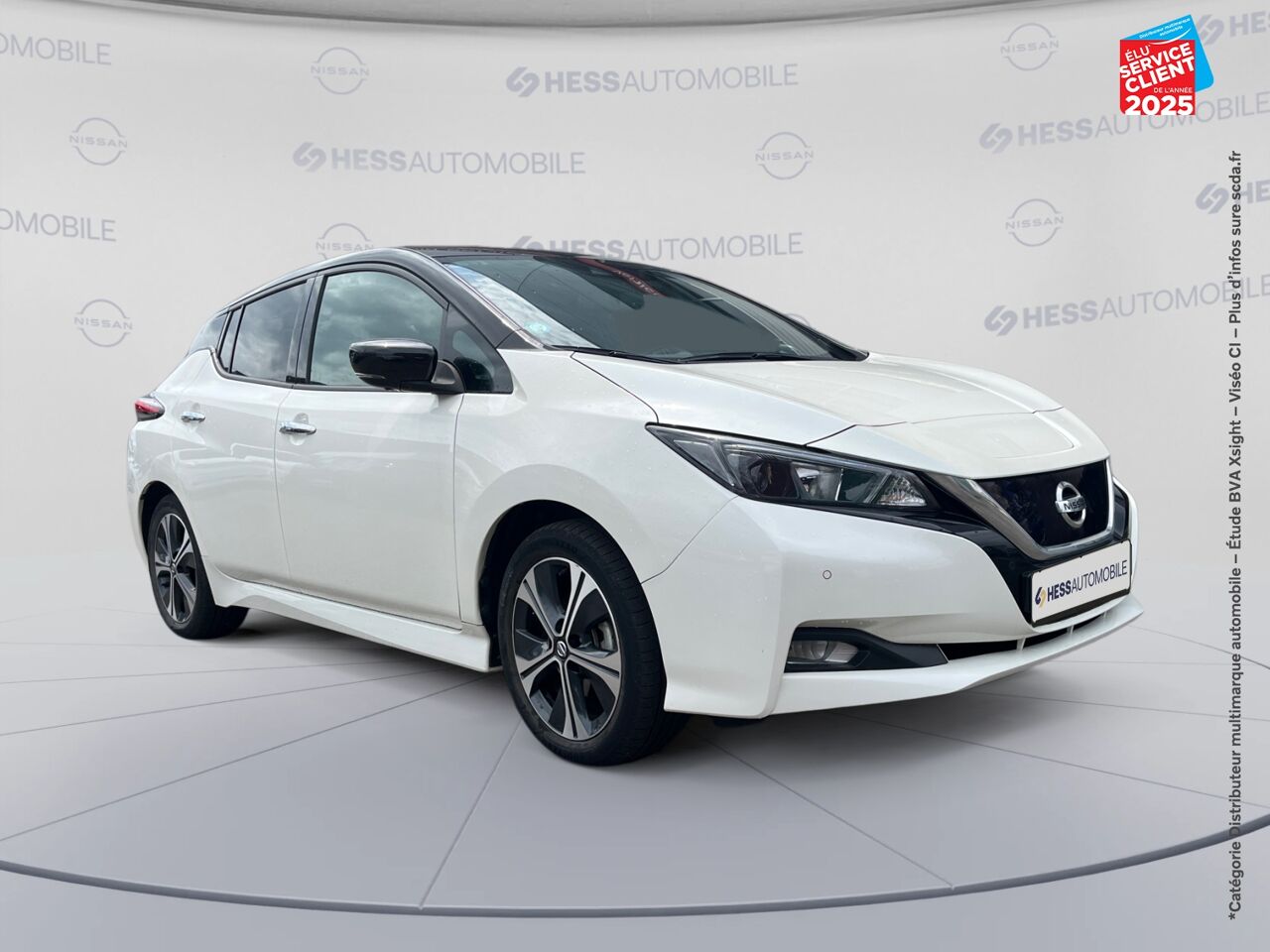 Véhicule d'occasion NISSAN LEAF 150CH 40KWH N-CONNECTA 21 SIEGES CHAUF GPS chez Nissan Strasbourg