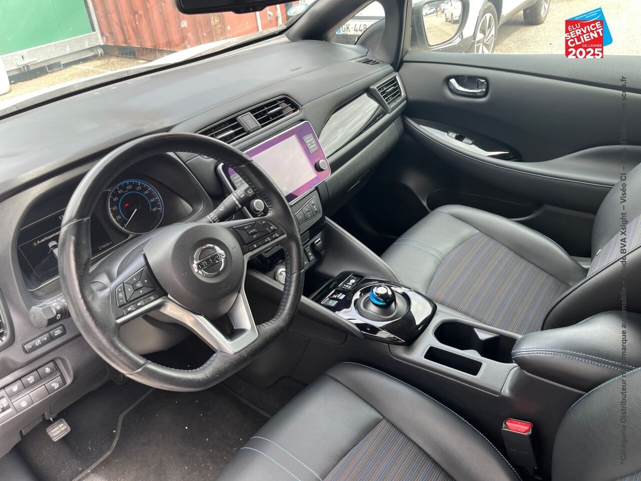 Véhicule d'occasion NISSAN LEAF 150CH 40KWH N-CONNECTA 21 SIEGES CHAUF GPS chez Nissan Strasbourg