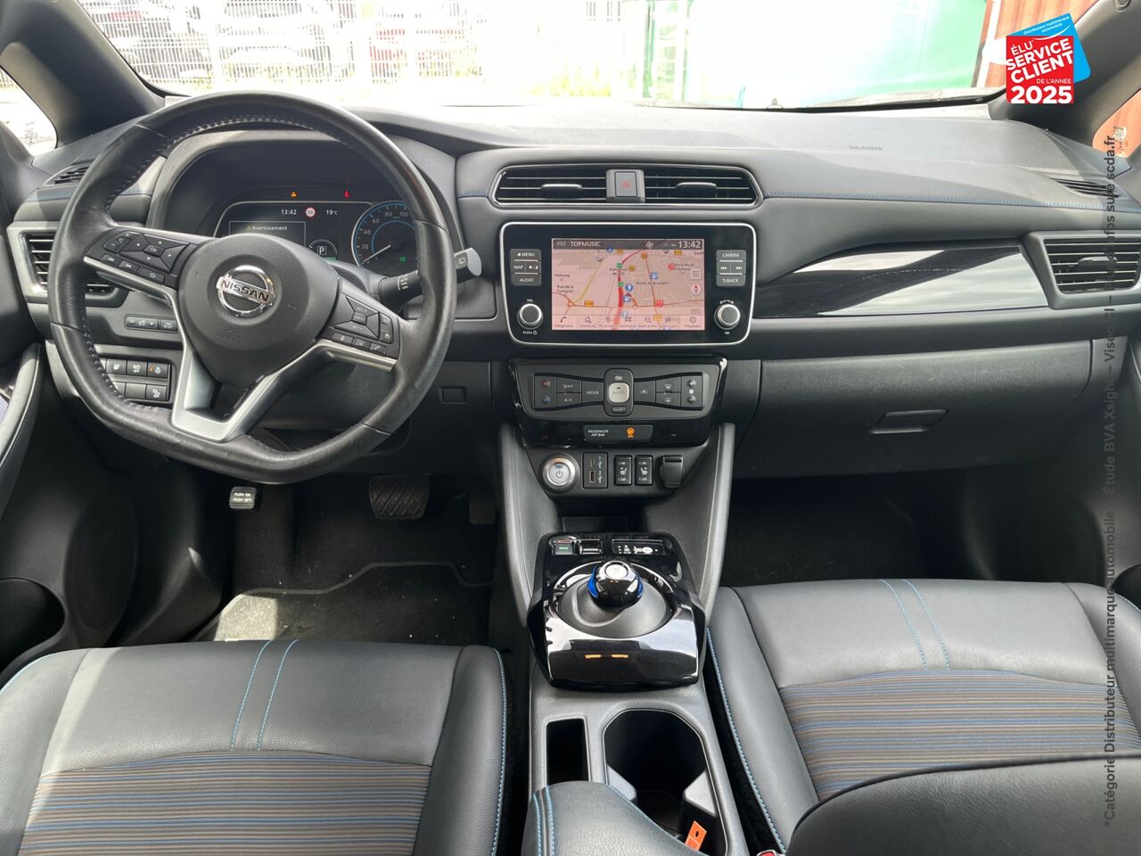 Véhicule d'occasion NISSAN LEAF 150CH 40KWH N-CONNECTA 21 SIEGES CHAUF GPS chez Nissan Strasbourg