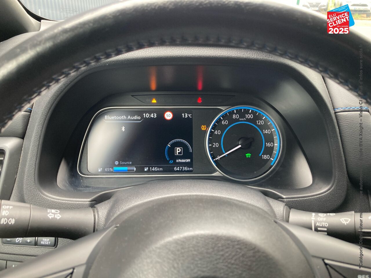Véhicule d'occasion NISSAN LEAF 217CH E+ 62KWH TEKNA 21 SIEGES CHAUF chez Renault Saint-Louis