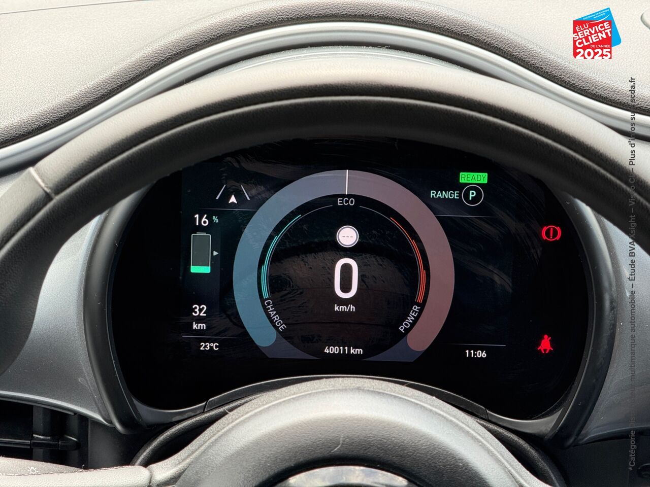 Véhicule d'occasion FIAT 500 E 118CH ICONE CAMERA GPS chez Hyundai Mulhouse