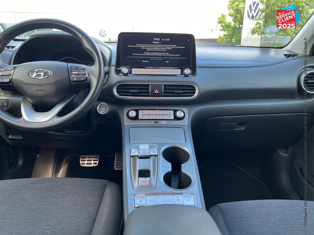 Véhicule d'occasion HYUNDAI KONA ELECTRIC 204CH CREATIVE EURO6D-T EVAP 3CV SIEGE CHAUF CAMERA GPS chez Renault Saint-Louis