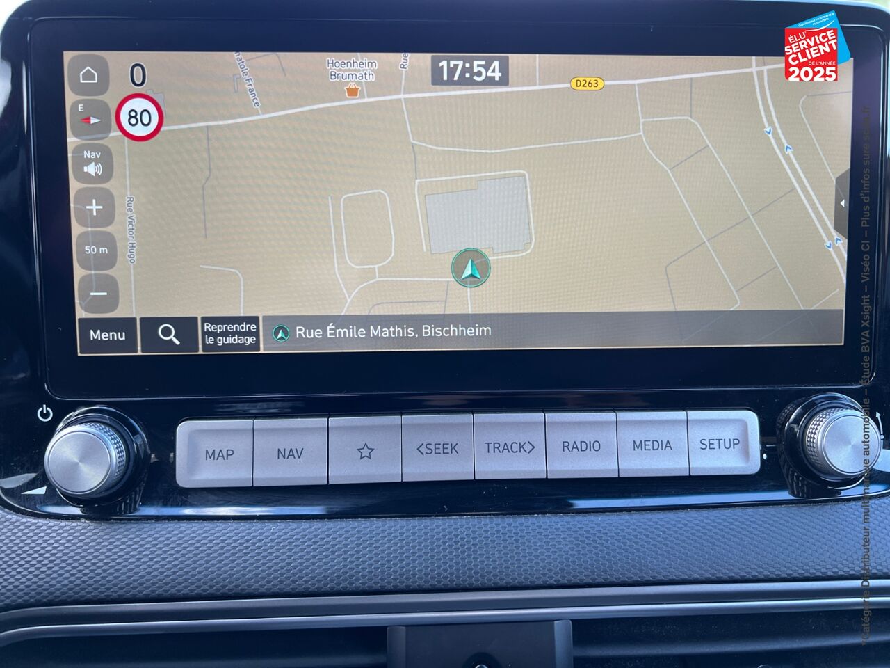 Véhicule d'occasion HYUNDAI KONA ELECTRIC 204CH CREATIVE EURO6D-T EVAP 3CV SIEGE CHAUF CAMERA GPS chez Renault Saint-Louis