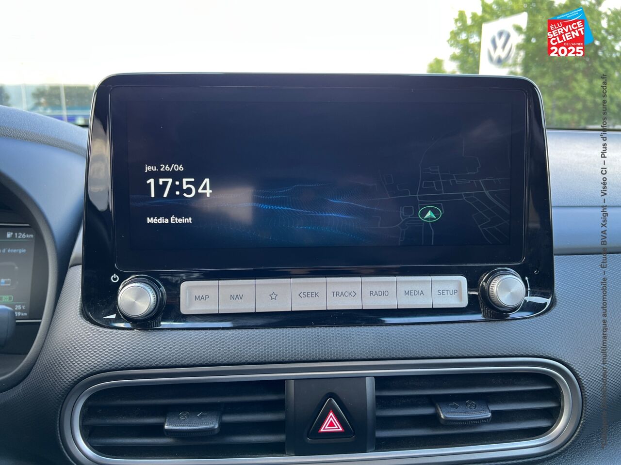 Véhicule d'occasion HYUNDAI KONA ELECTRIC 204CH CREATIVE EURO6D-T EVAP 3CV SIEGE CHAUF CAMERA GPS chez Renault Saint-Louis