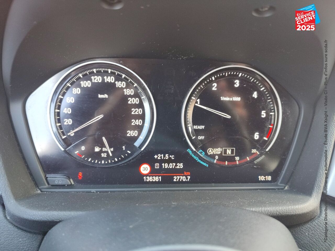 Véhicule d'occasion BMW X2 SDRIVE18D 150CH LOUNGE PLUS EURO6D-T GPS chez Toyota Thionville