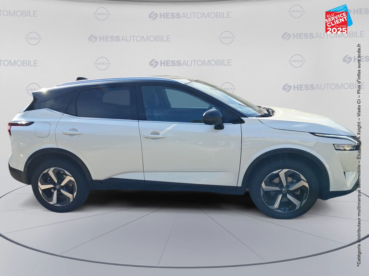 Véhicule d'occasion NISSAN QASHQAI 1.3 MILD HYBRID 158CH TEKNA XTRONIC TPANO CAMERA GPS chez Renault Colmar