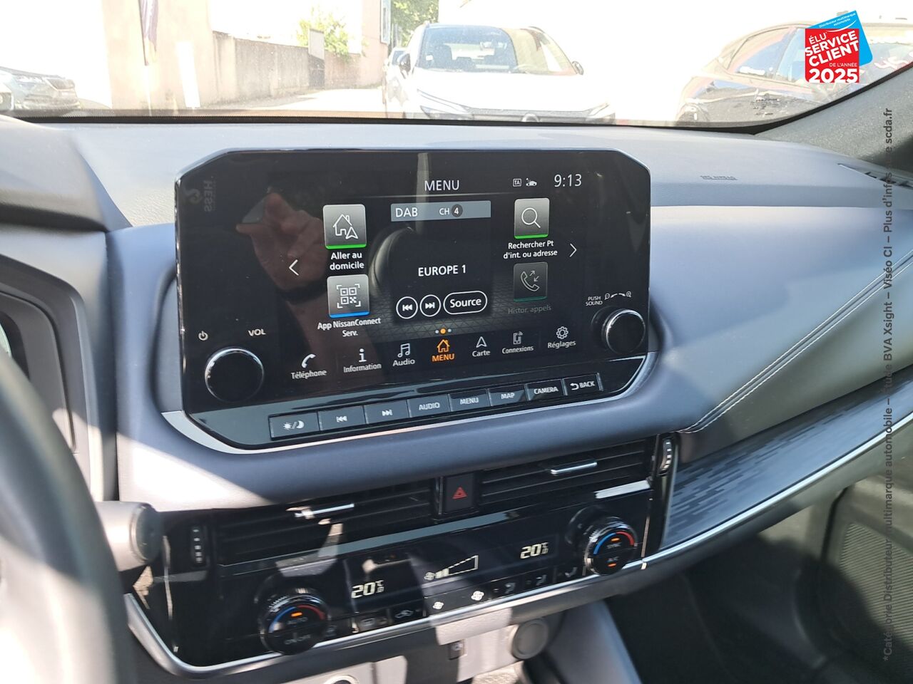 Véhicule d'occasion NISSAN QASHQAI 1.3 MILD HYBRID 158CH TEKNA XTRONIC TPANO CAMERA GPS chez Renault Colmar