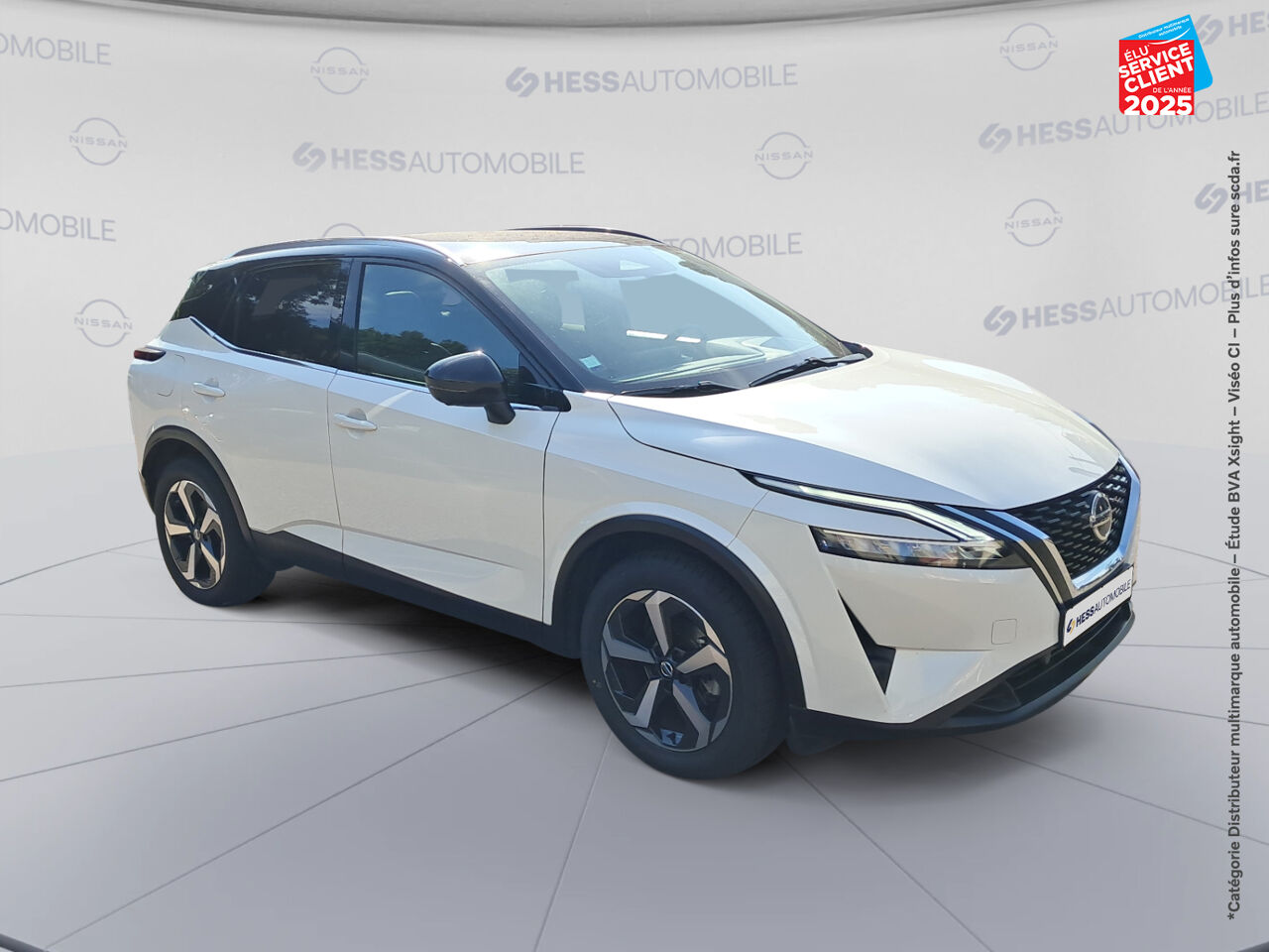 Véhicule d'occasion NISSAN QASHQAI 1.3 MILD HYBRID 158CH TEKNA XTRONIC TPANO CAMERA GPS chez Renault Colmar