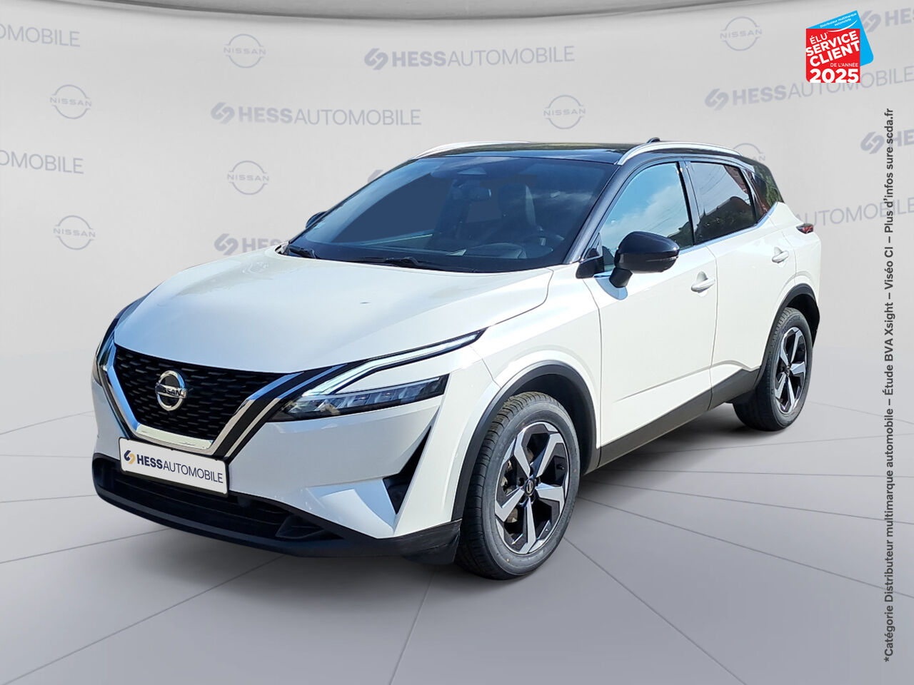 Véhicule d'occasion NISSAN QASHQAI 1.3 MILD HYBRID 158CH TEKNA XTRONIC TPANO CAMERA GPS chez Renault Colmar