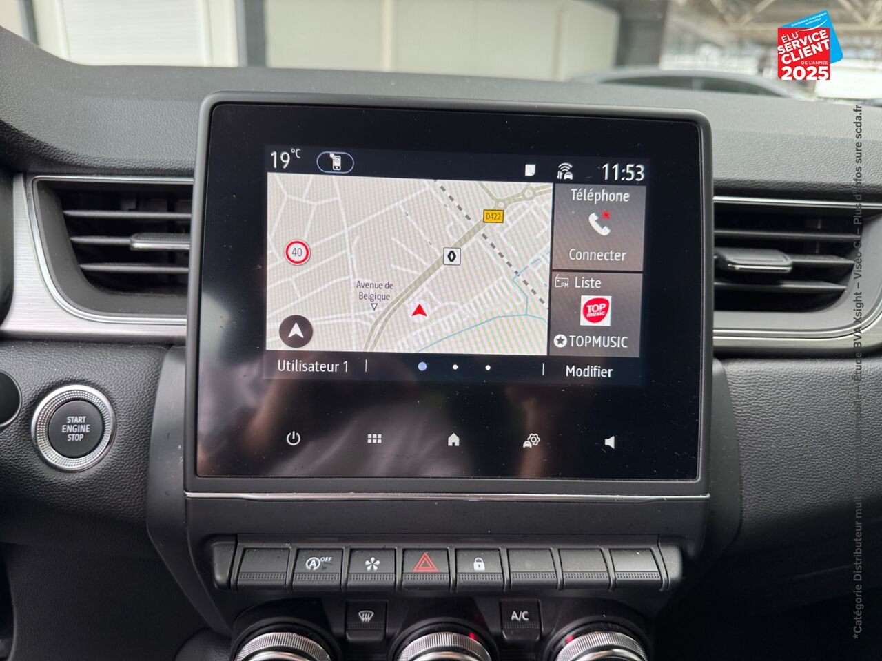 Véhicule d'occasion RENAULT CAPTUR 1.3 TCE 140CH FAP INTENS EDC -21 GPS CAMERA chez Renault Colmar
