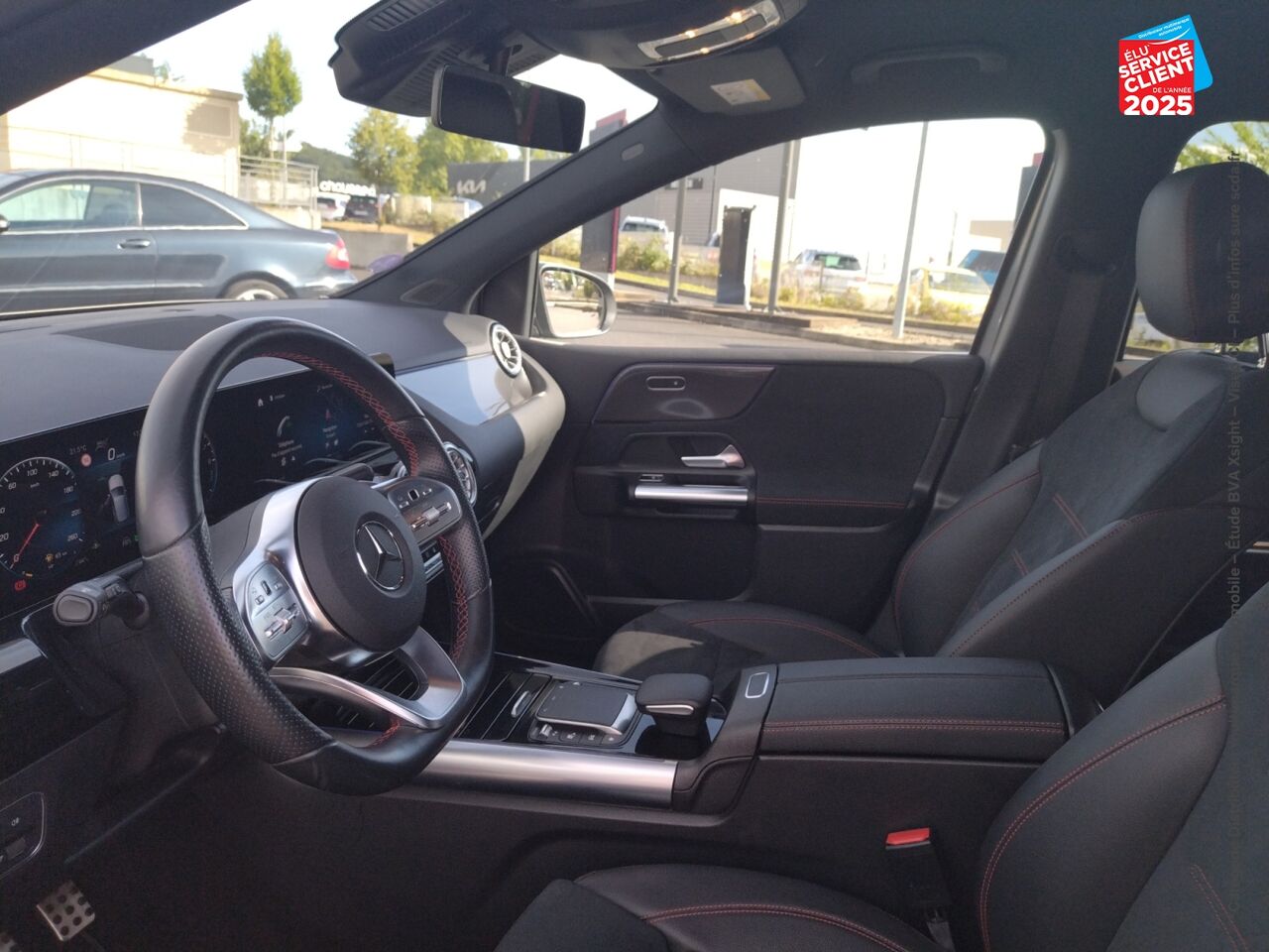 Véhicule d'occasion MERCEDES-BENZ CLASSE B 250 E 163+109CH AMG LINE 8G-DCT SIEGES CHAUF/CUIR GPS CAMERA ATTELAGE chez Land Rover Strasbourg