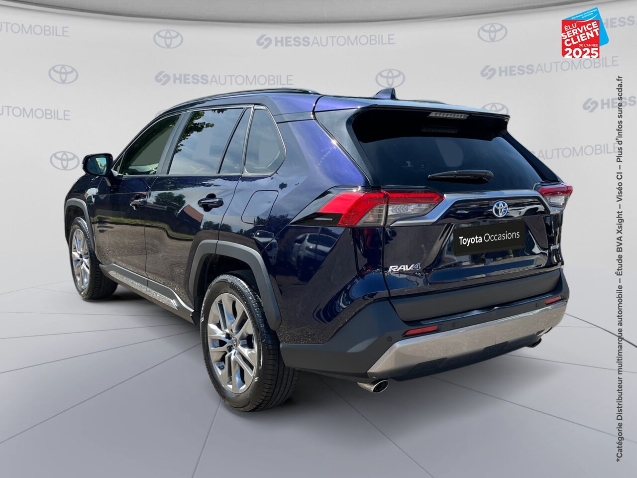 Véhicule d'occasion TOYOTA RAV4 2.5 HYBRIDE 218CH LOUNGE 2WD MY24 chez Toyota Thionville
