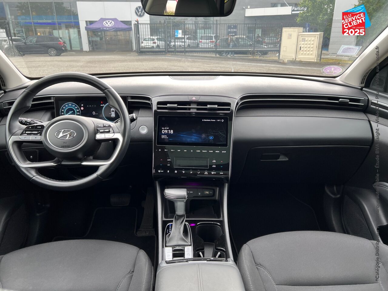Véhicule d'occasion HYUNDAI TUCSON 1.6 T-GDI 150CH HYBRID 48V CREATIVE DCT7 TOUVRANT SIEGES CHAUF GPS CAMERA CARPLAY chez Hyundai Epernay