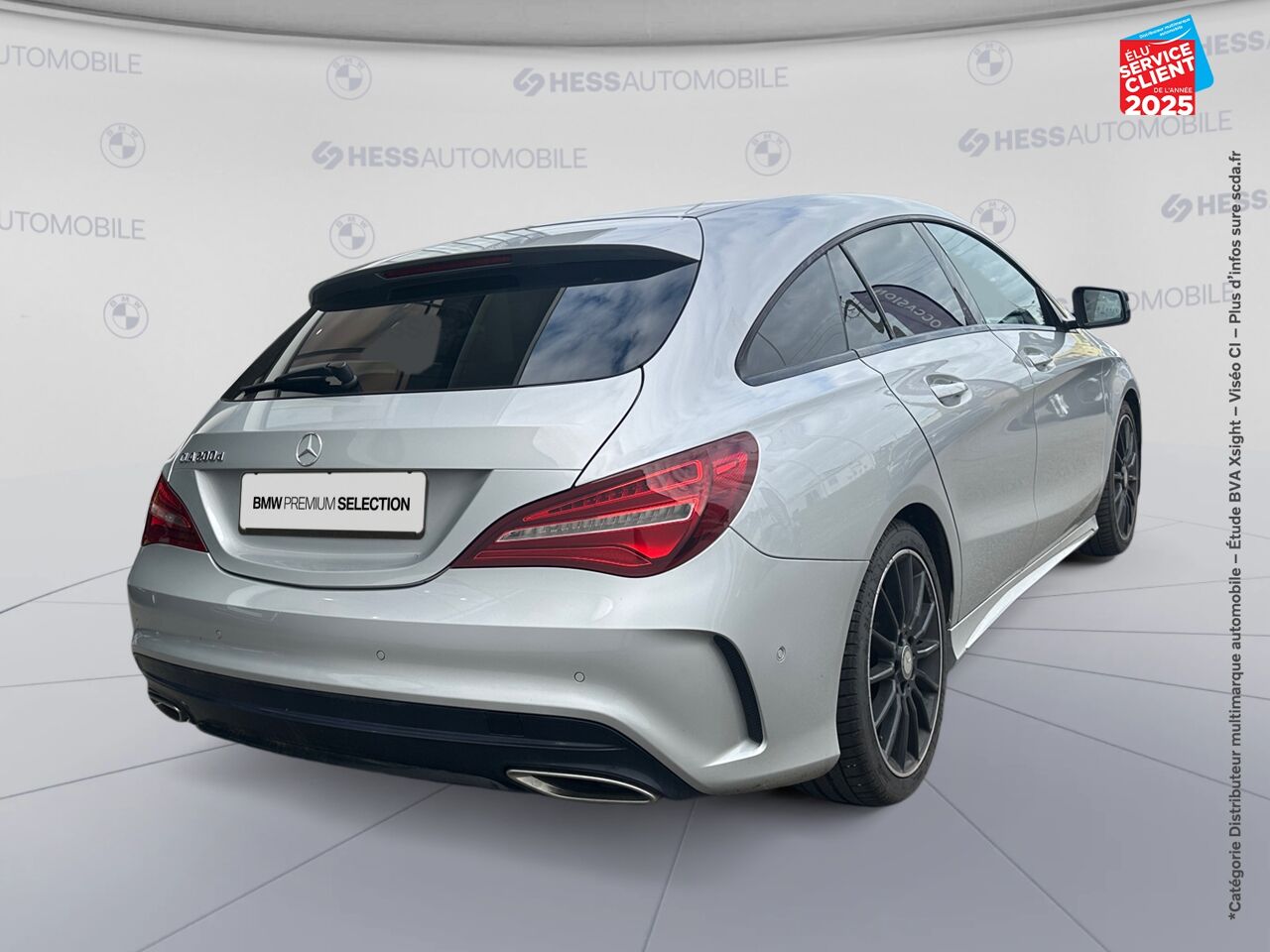 Véhicule d'occasion MERCEDES-BENZ CLA SHOOTING BRAKE 200 D FASCINATION 7G-DCT TPANO SIEGES CHAUF GPS CAMERA chez Renault Sélestat