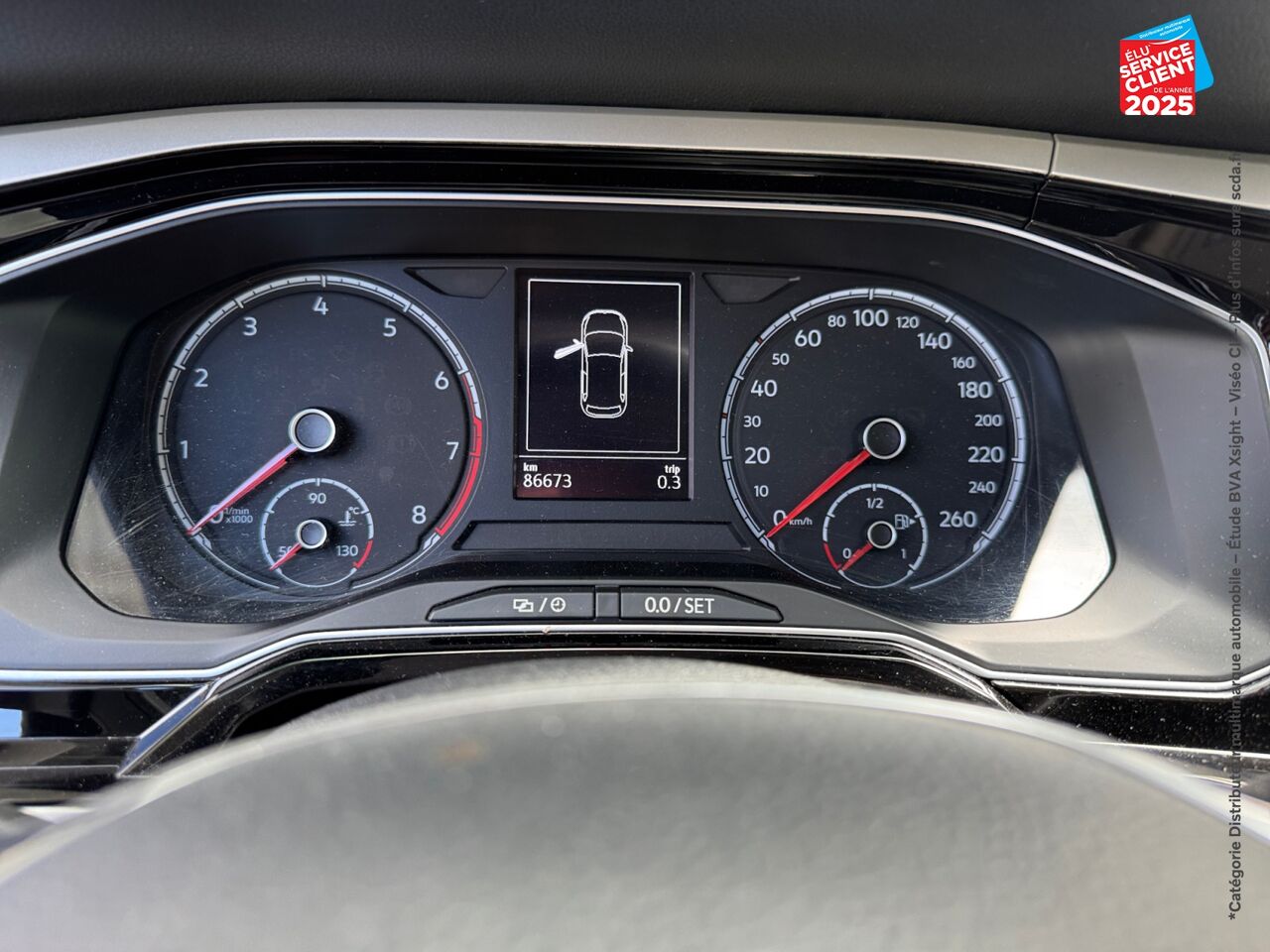 Véhicule d'occasion VOLKSWAGEN POLO 1.0 TSI 95CH CONFORTLINE DSG7 chez Toyota Bar le Duc
