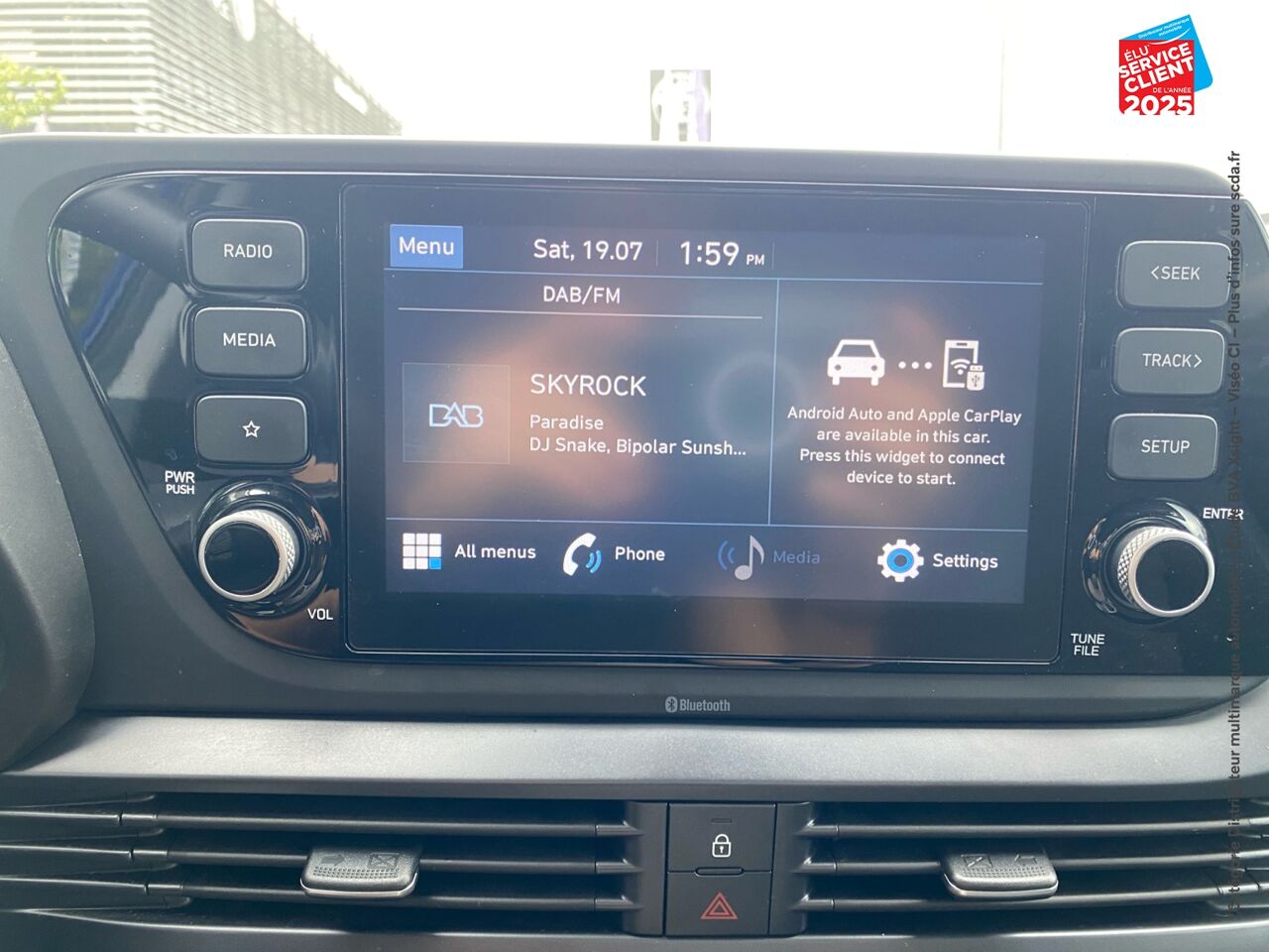 Véhicule d'occasion HYUNDAI BAYON 1.0 T-GDI 100CH HYBRID 48V INTUITIVE DCT-7 chez Nissan Strasbourg