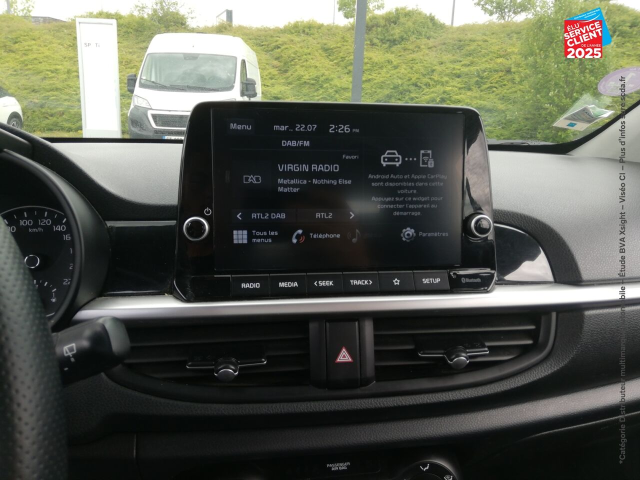 Véhicule d'occasion KIA PICANTO 1.0 DPI 67CH GT LINE CAMERA CARPLAY chez Fiat Besançon
