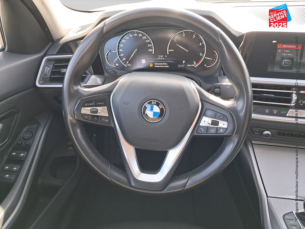 Véhicule d'occasion BMW SERIE 3 320DA 190CH LOUNGE GPS CAMERA chez Lexus Strasbourg