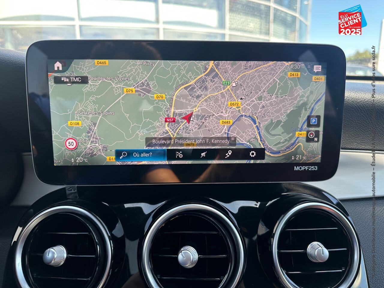 Véhicule d'occasion MERCEDES-BENZ GLC COUPE 300 DE 194+122CH AMG LINE 4MATIC 9G-TRONIC chez Toyota Thionville