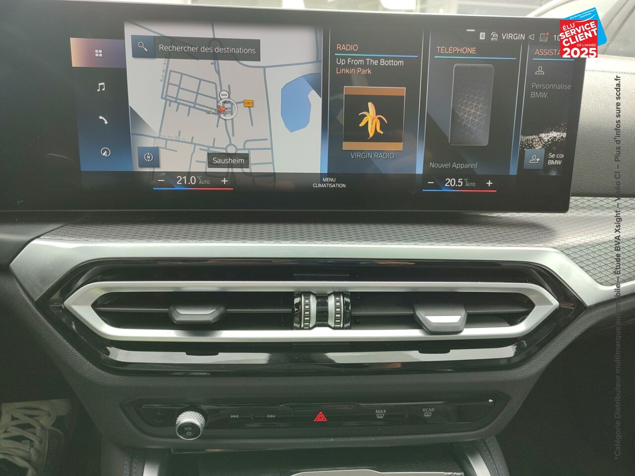 Véhicule d'occasion BMW SERIE 4 GRAN COUPE 420DA 190CH M SPORT TOUVRANT SIEGES CHAUF/CUIR GPS CAMERA CARPLAY H/KARDON chez Land Rover Nancy
