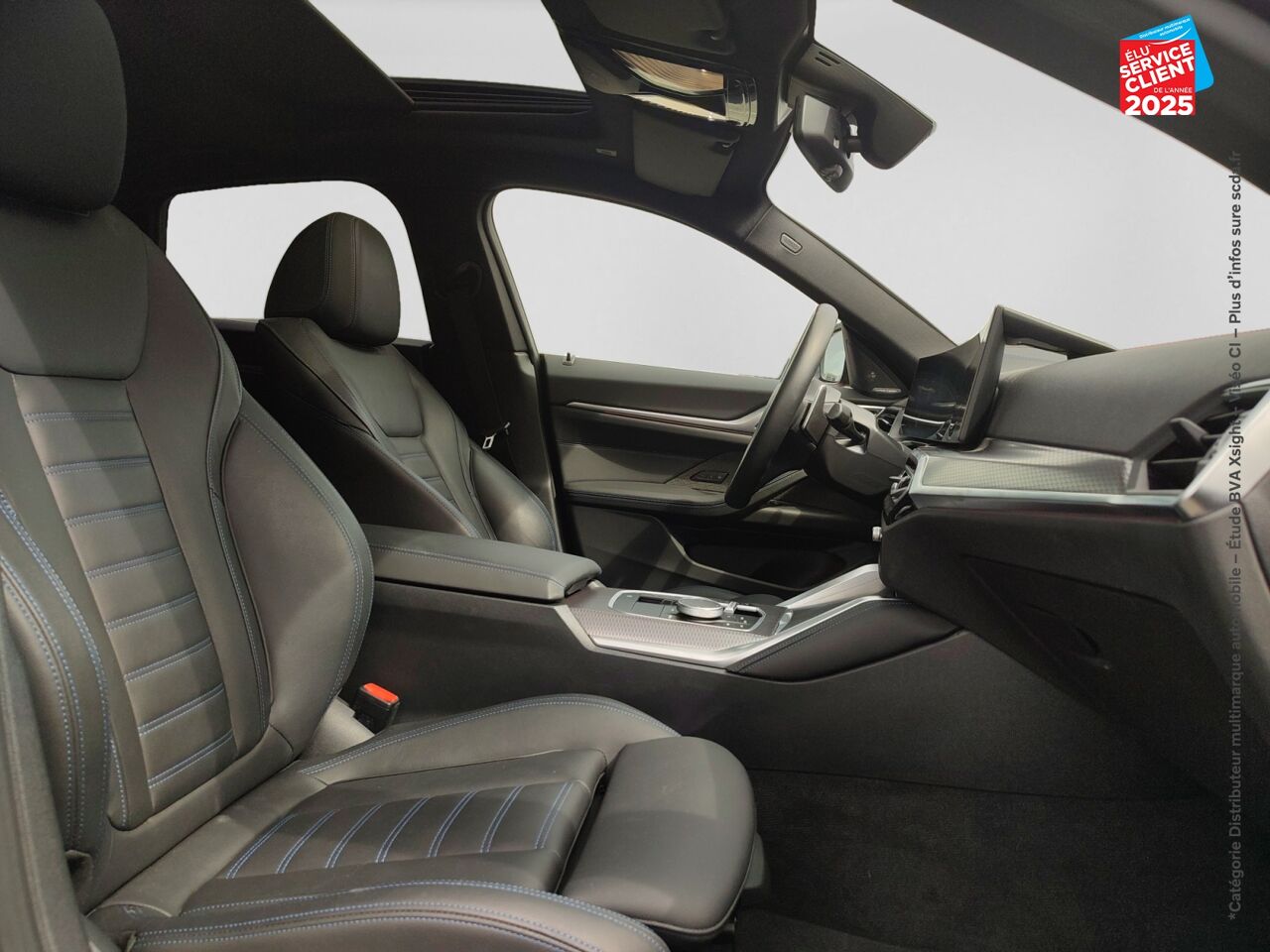 Véhicule d'occasion BMW SERIE 4 GRAN COUPE 420DA 190CH M SPORT TOUVRANT SIEGES CHAUF/CUIR GPS CAMERA CARPLAY H/KARDON chez Land Rover Nancy