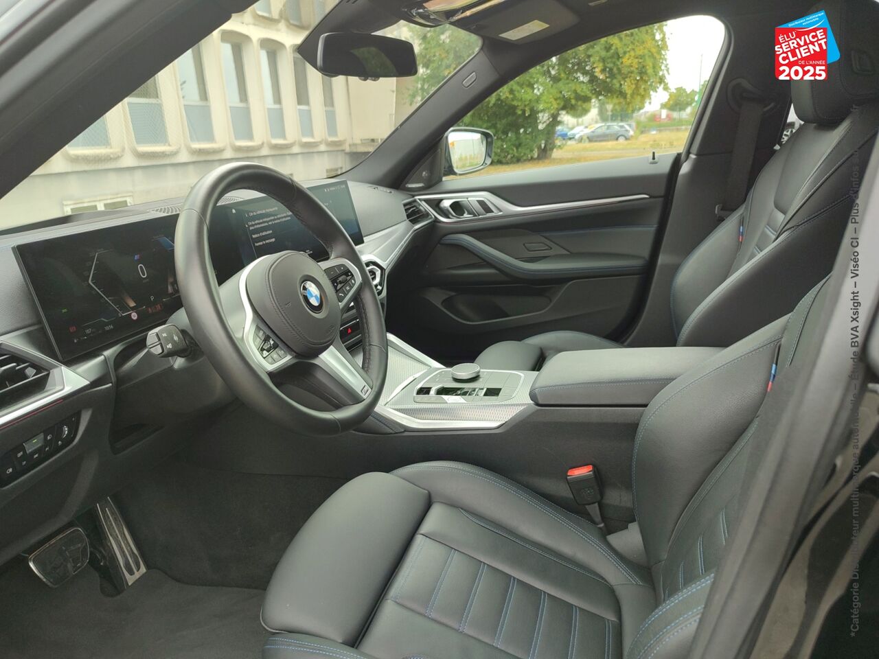 Véhicule d'occasion BMW SERIE 4 GRAN COUPE 420DA 190CH M SPORT TOUVRANT SIEGES CHAUF/CUIR GPS CAMERA CARPLAY H/KARDON chez Land Rover Nancy