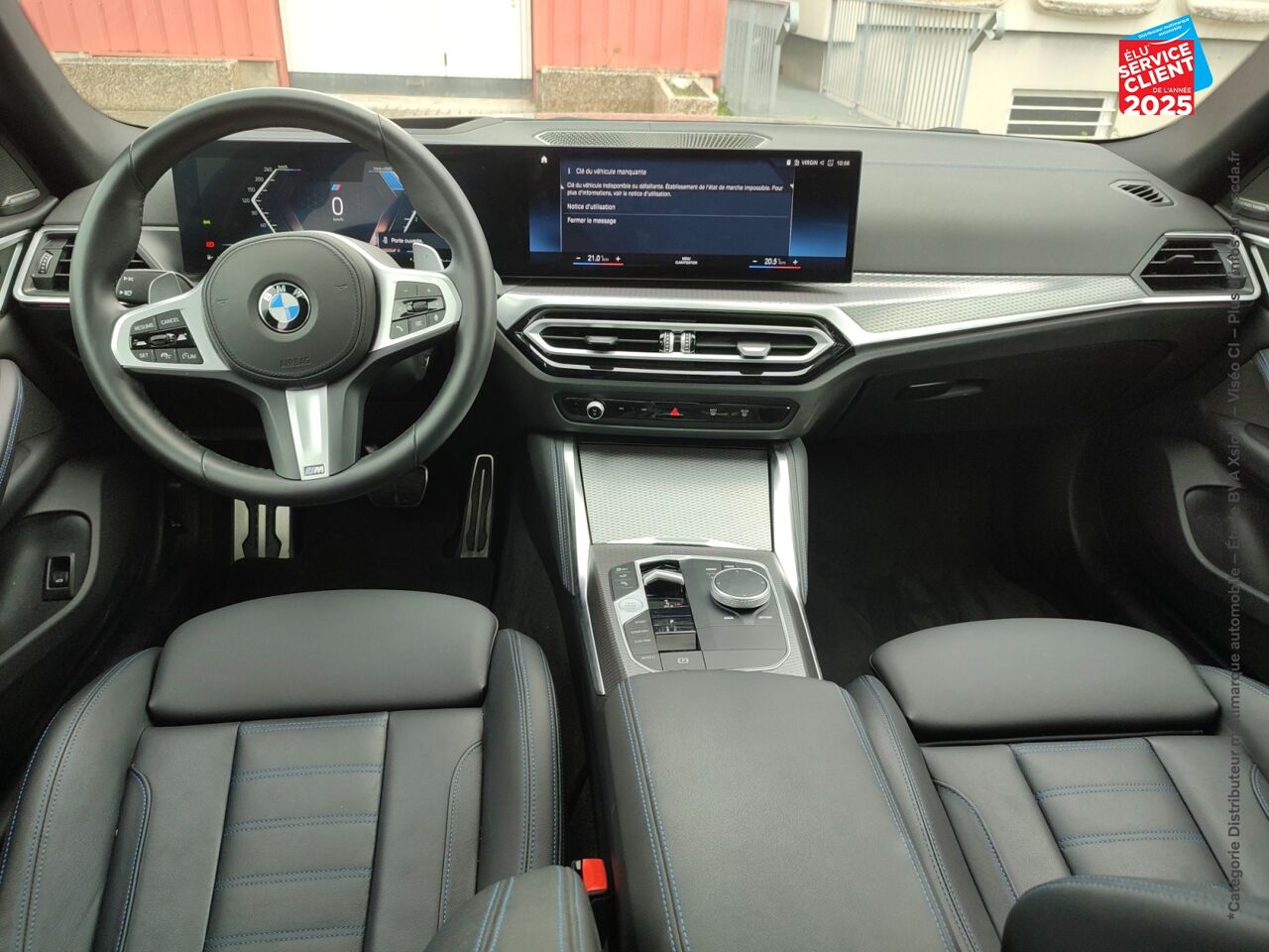 Véhicule d'occasion BMW SERIE 4 GRAN COUPE 420DA 190CH M SPORT TOUVRANT SIEGES CHAUF/CUIR GPS CAMERA CARPLAY H/KARDON chez Land Rover Nancy